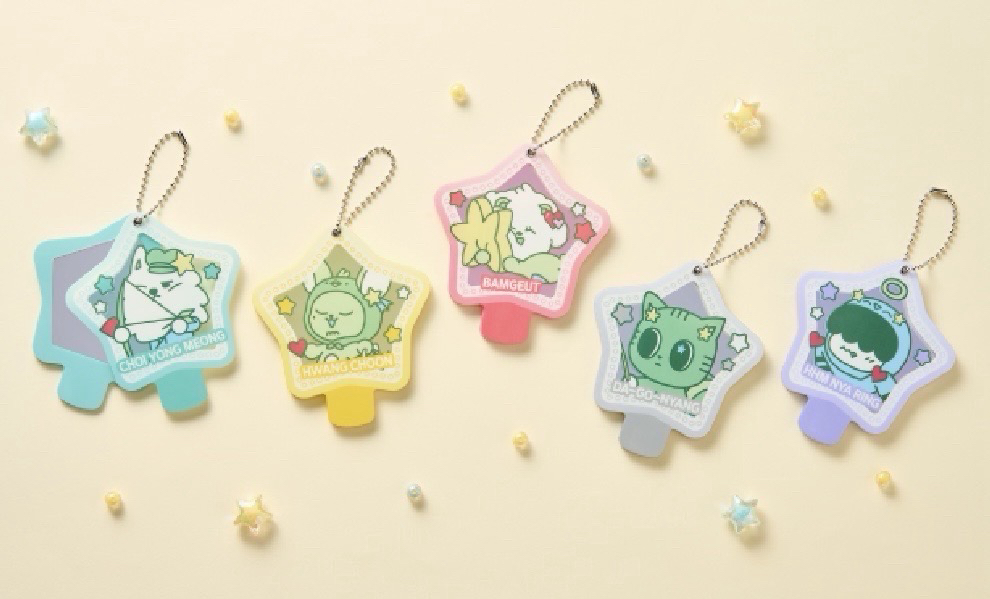 全家隨身鏡 黃春 勇猛 栗嘻嘻