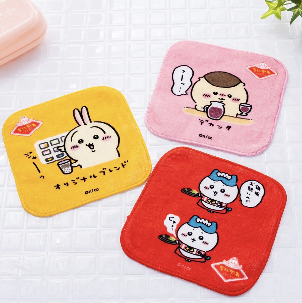 吉伊卡哇餐廳系列 方巾三入組