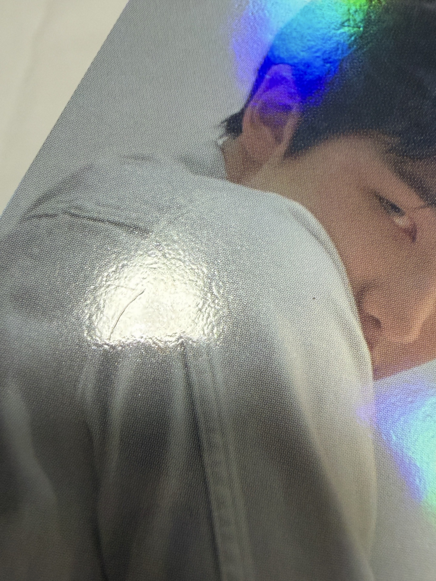 BTS LY轉 黑膠小卡（有明顯廠損