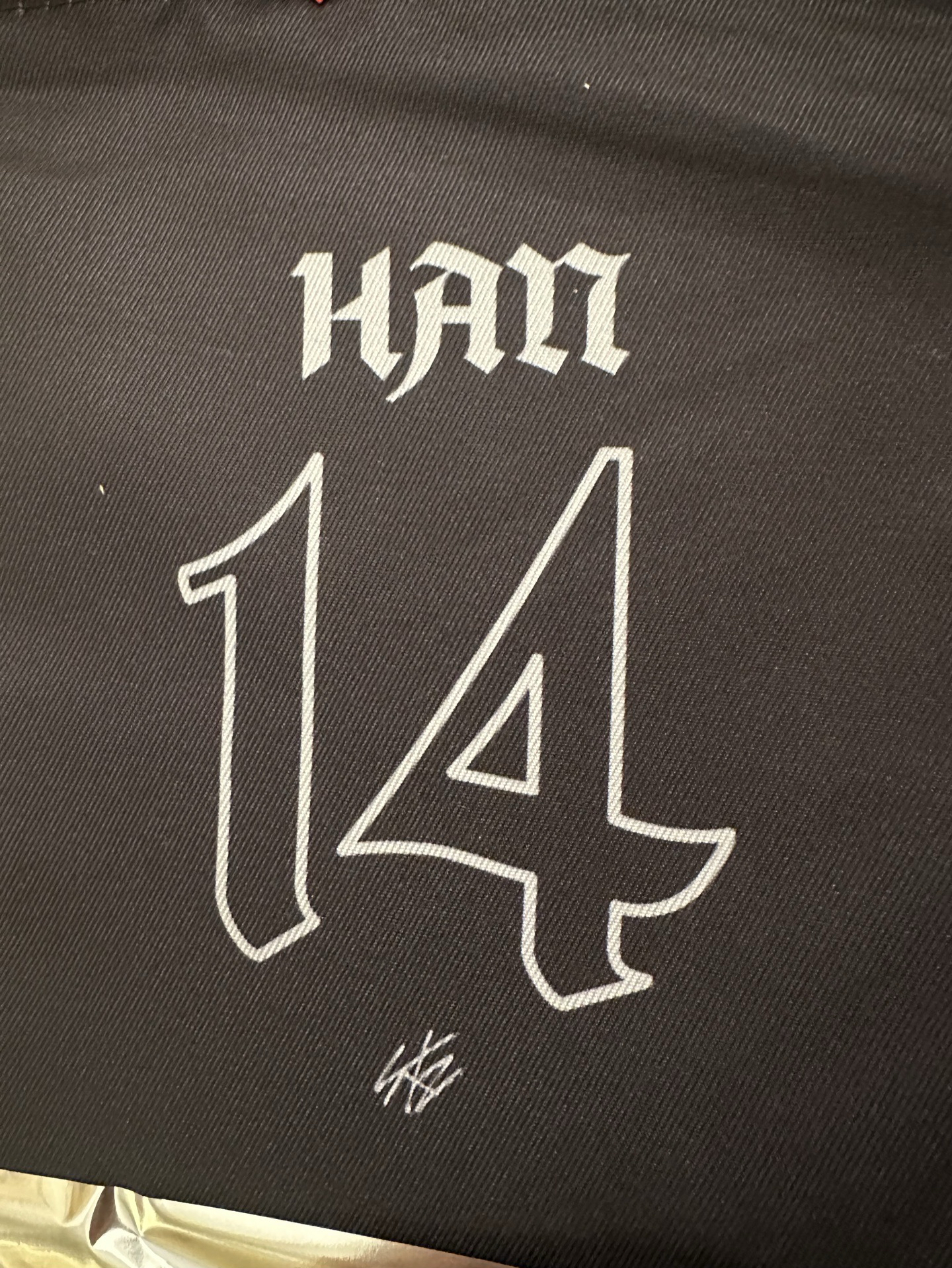 正面球衣/背面HAN14 抽繩小袋