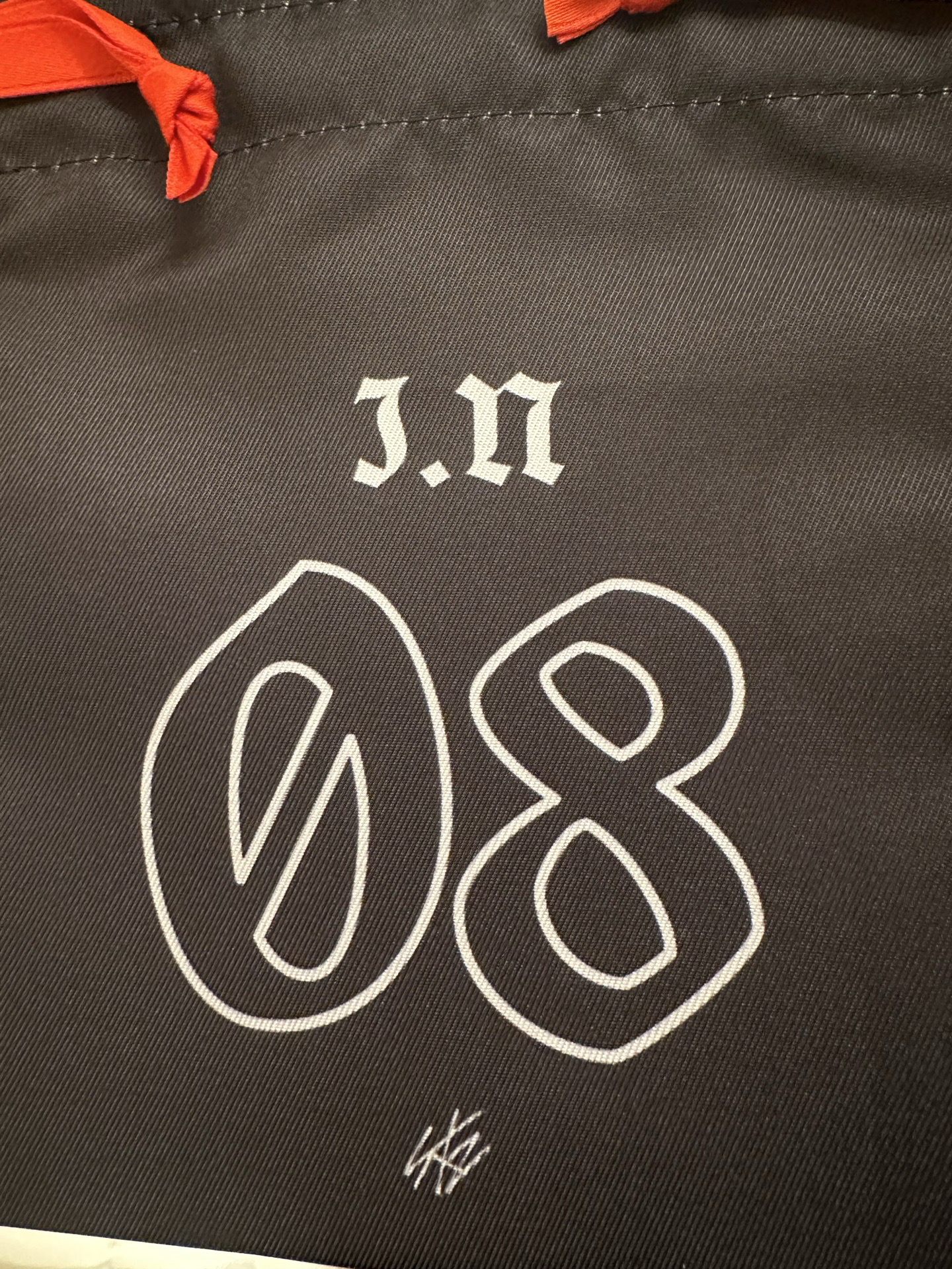 正面球衣/背面IN 08 抽繩小袋