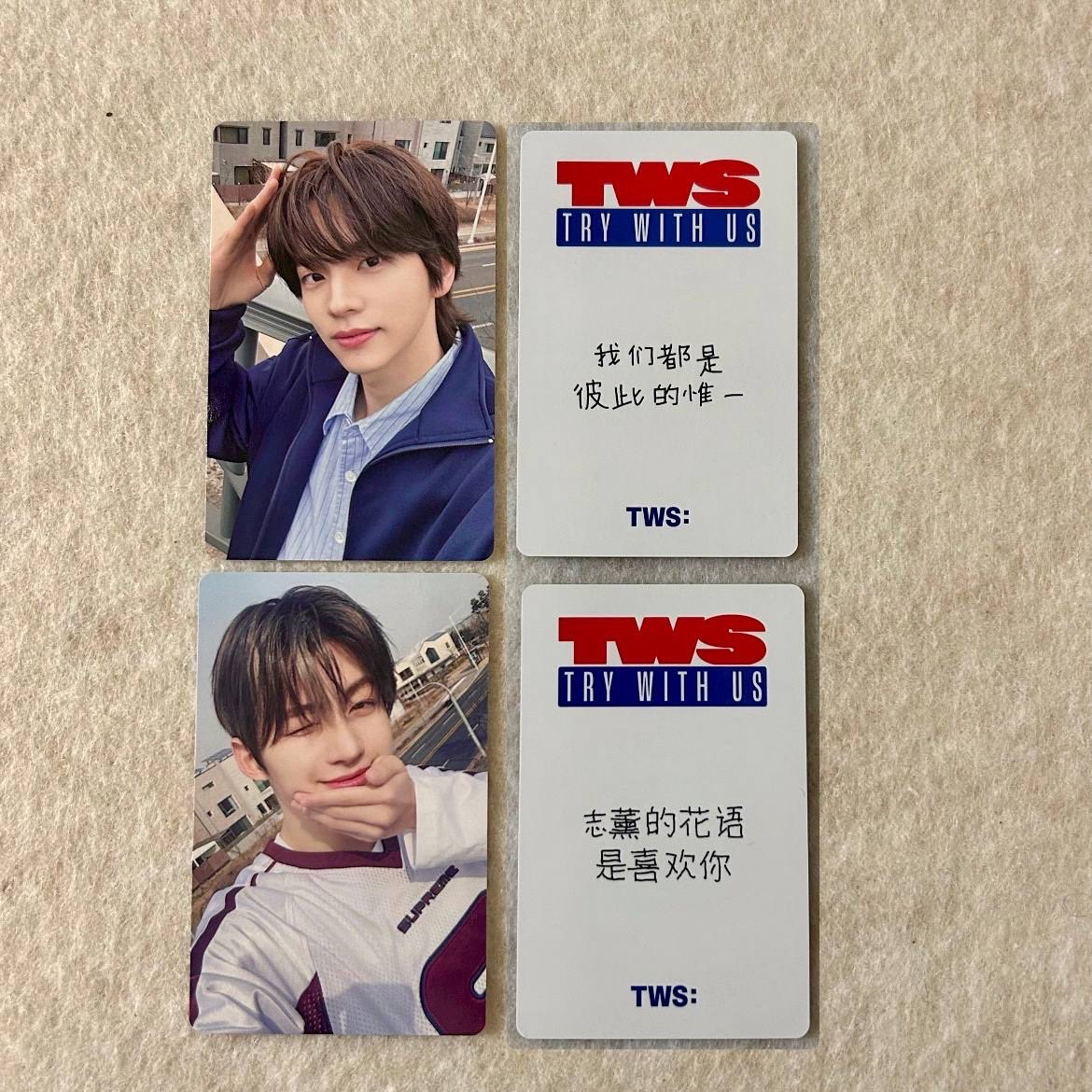 現貨 晴天中文卡背 申惟 志薫