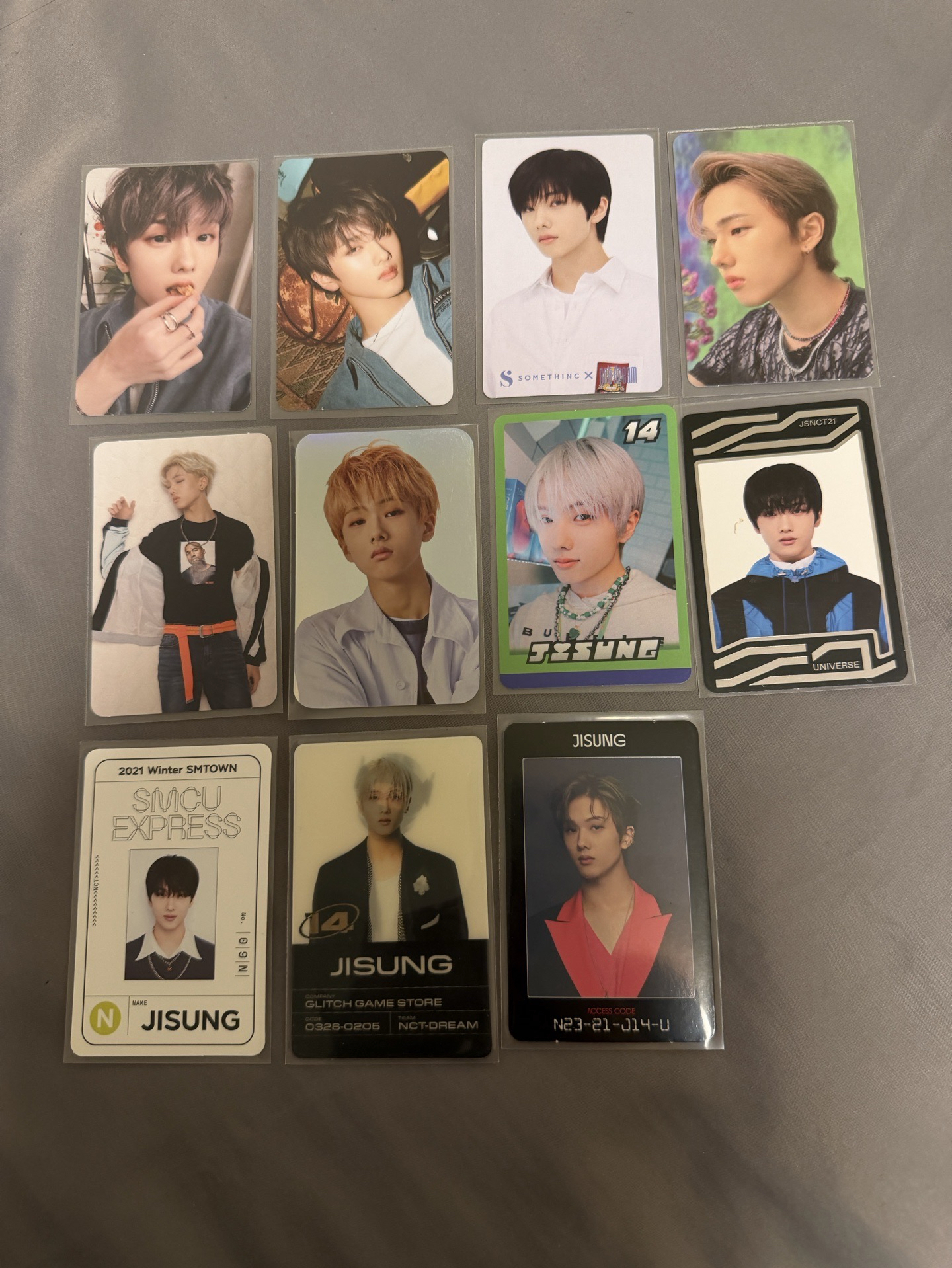 NCT DREAM JISUNG 朴志晟 官拍 自拍小卡