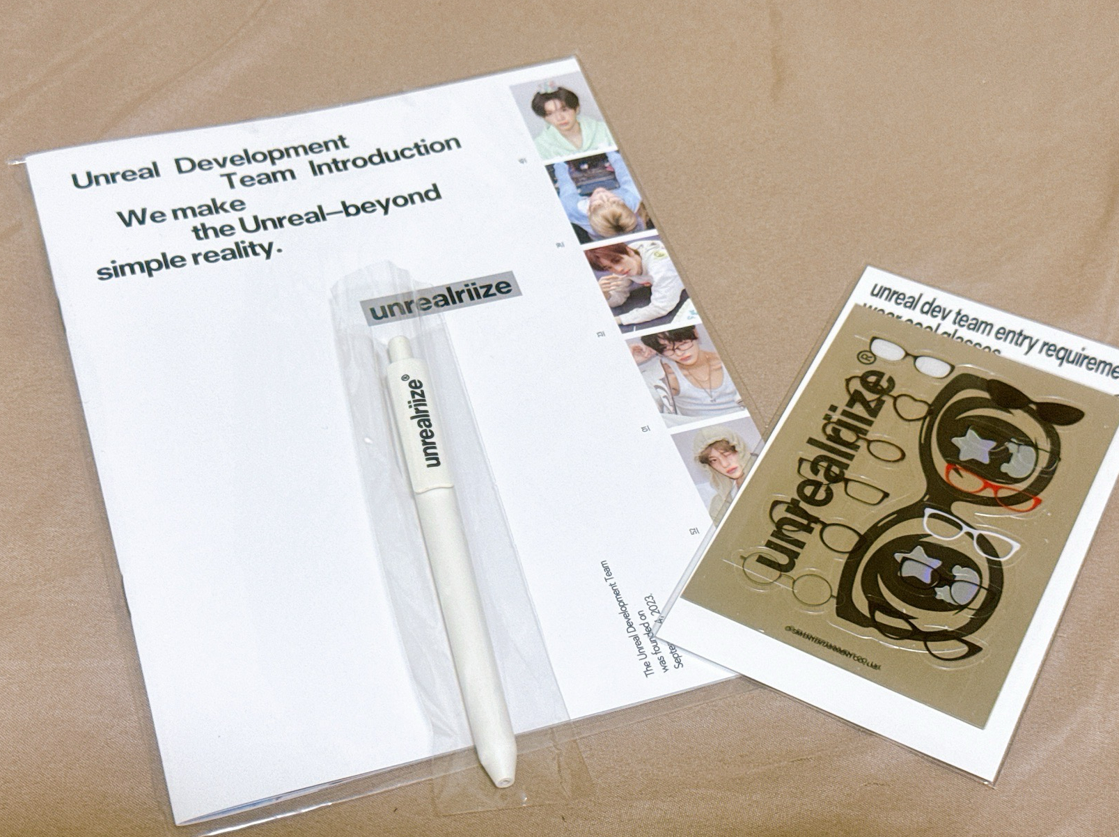 寫真書未拆+貼紙+筆