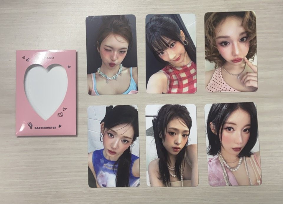 BABY MONSTER代言卡一套 