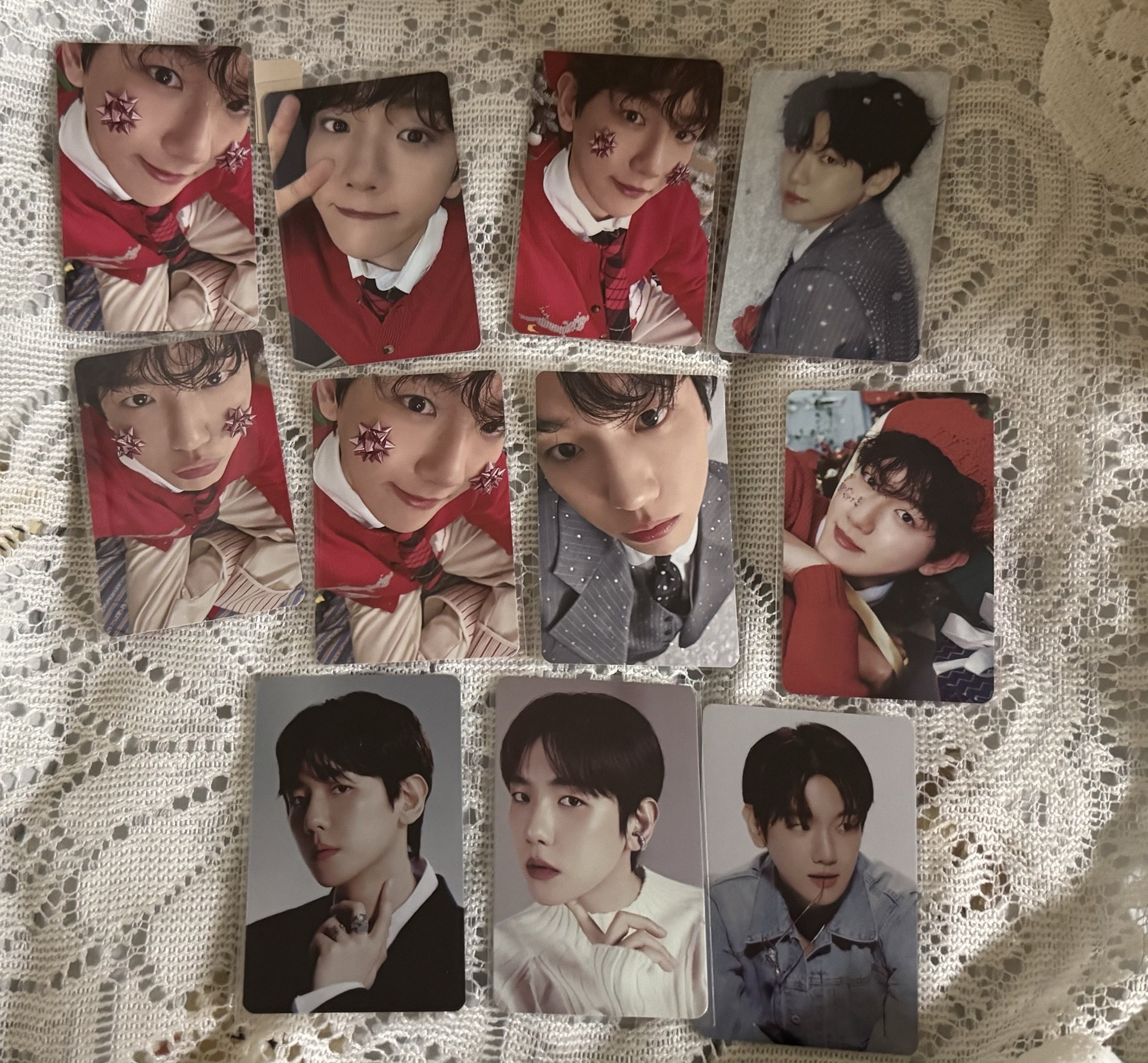 邊伯賢 24FM聖誕小卡 1巡隨機卡 1巡安口隨機卡