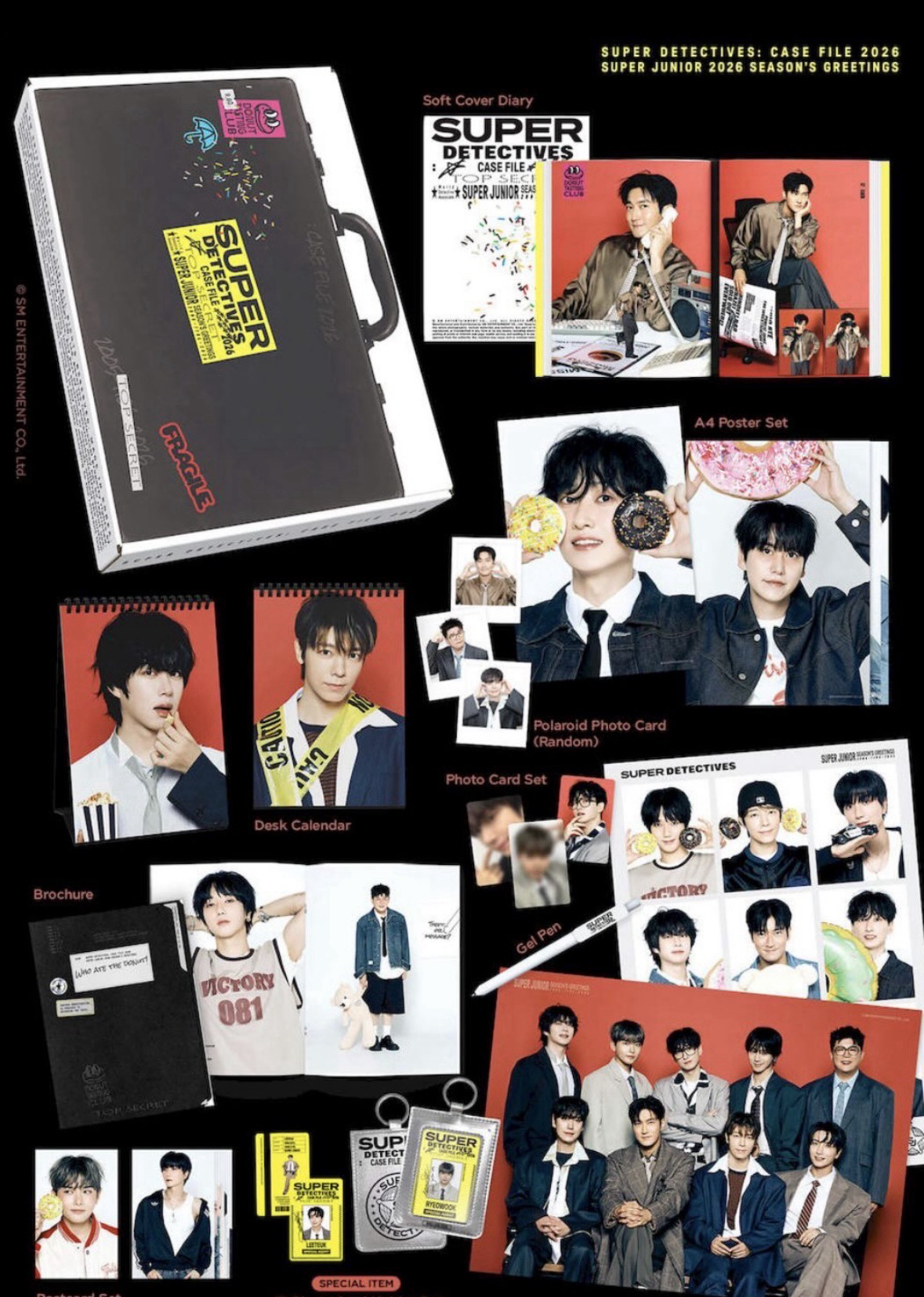 SUPER JUNIOR 2026年曆未拆