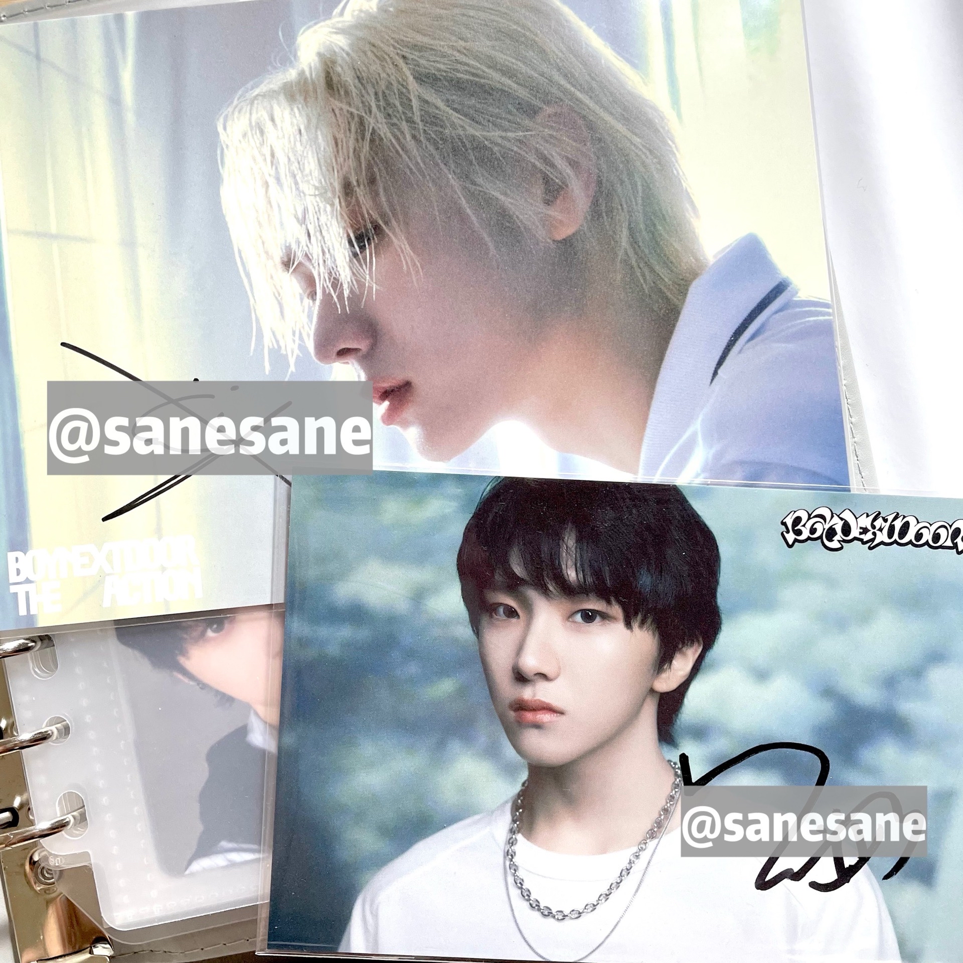 朴成淏 金雲鶴 19.99 the action抽選親簽明信片