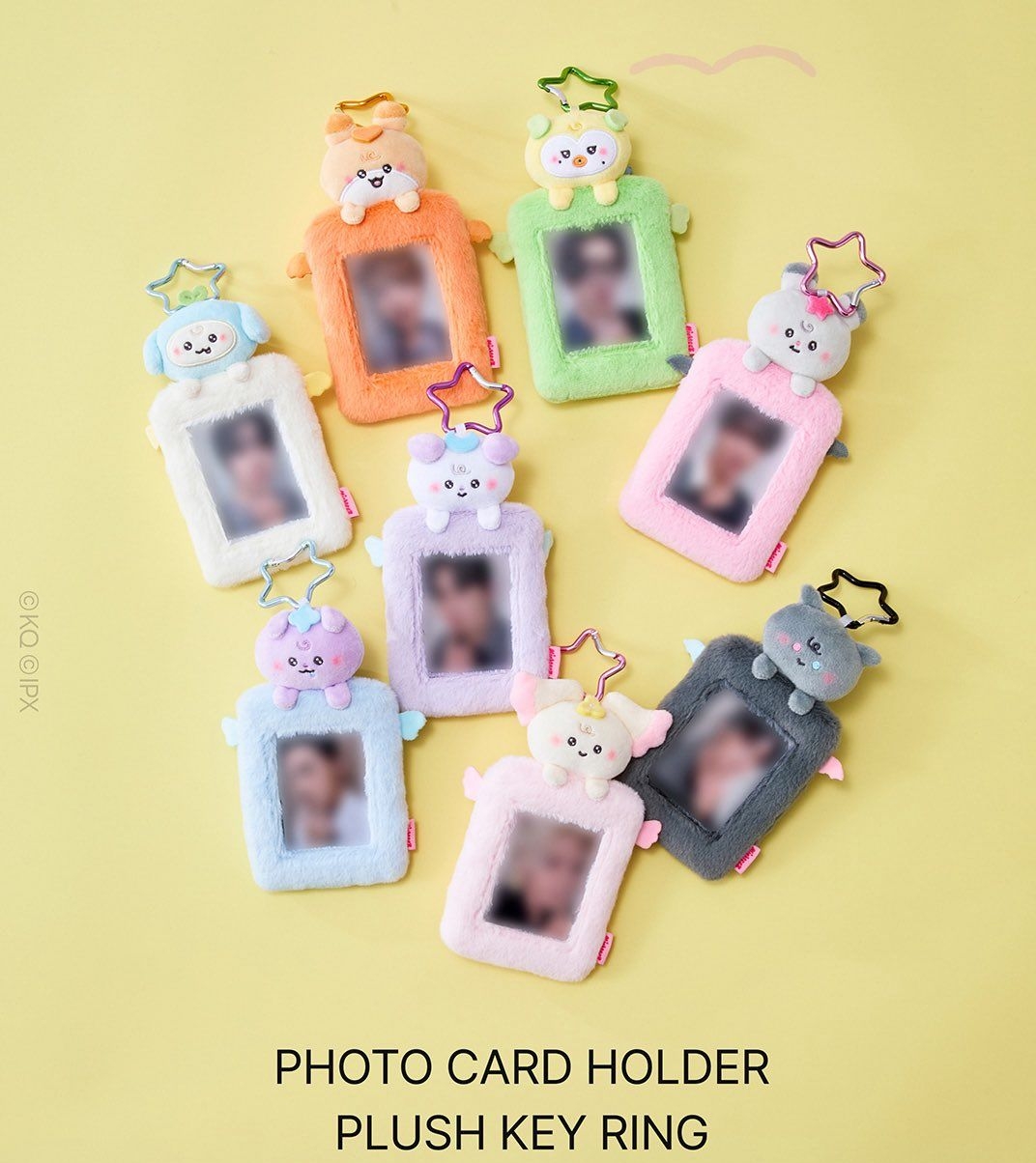 MIGHTEEZ 卡套 (組) PHOTO CARD HOLDER PLUSH KEYRING