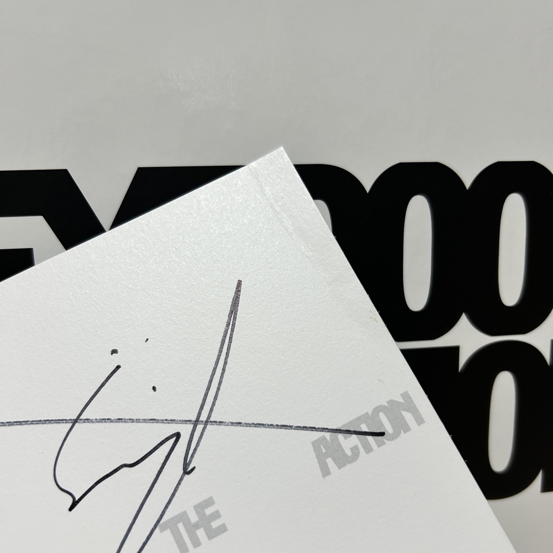 The Action 成淏 親簽 *有損 