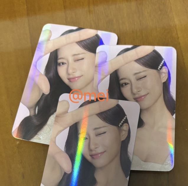 現貨-子瑜711代言閃卡