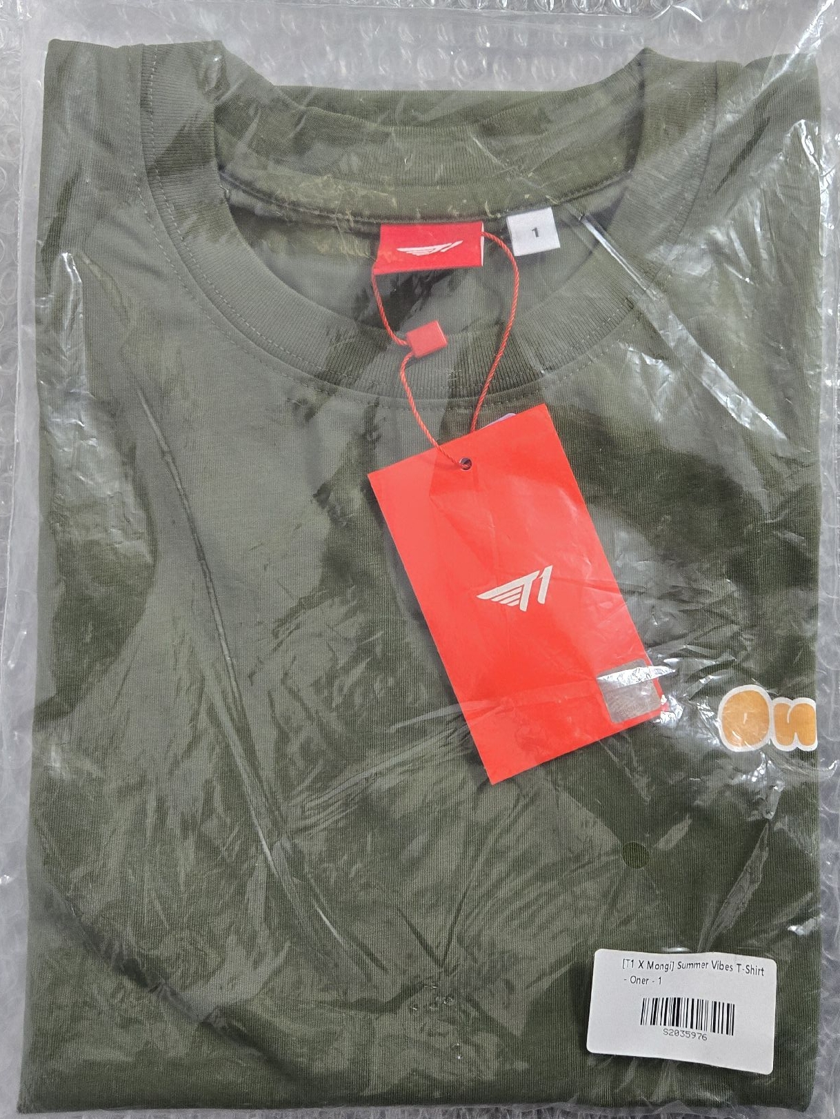 聯名款短T 全新吊牌未拆 ONER同款