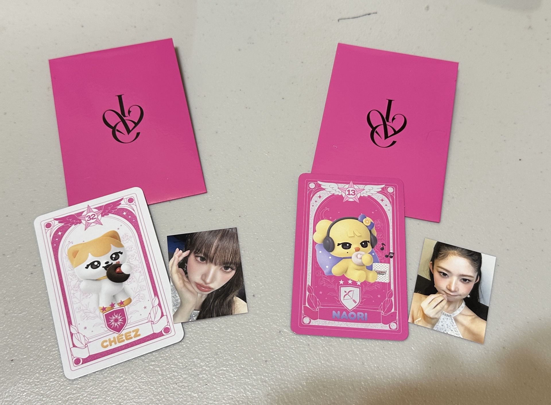 IVE LIZ REI 甜甜圈 代言小卡