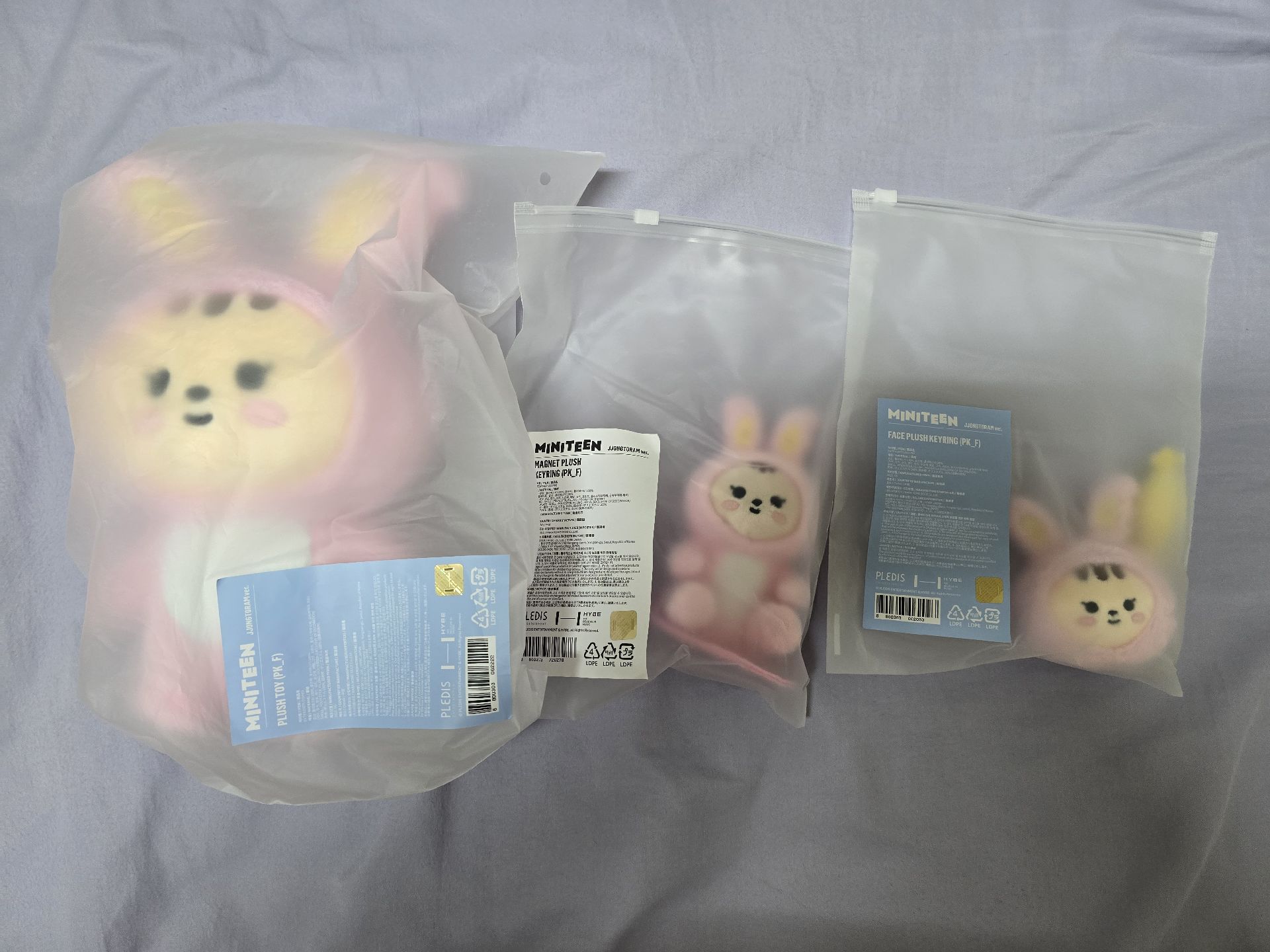 Seventeen Miniteen 站娃、坐娃、大頭吊飾三件組與聖誕娃3件組