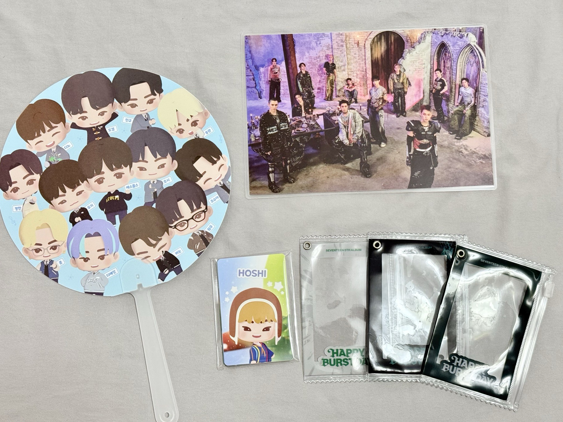 十週年 Puzzle小扇、遊戲卡整套 正五wvs特典