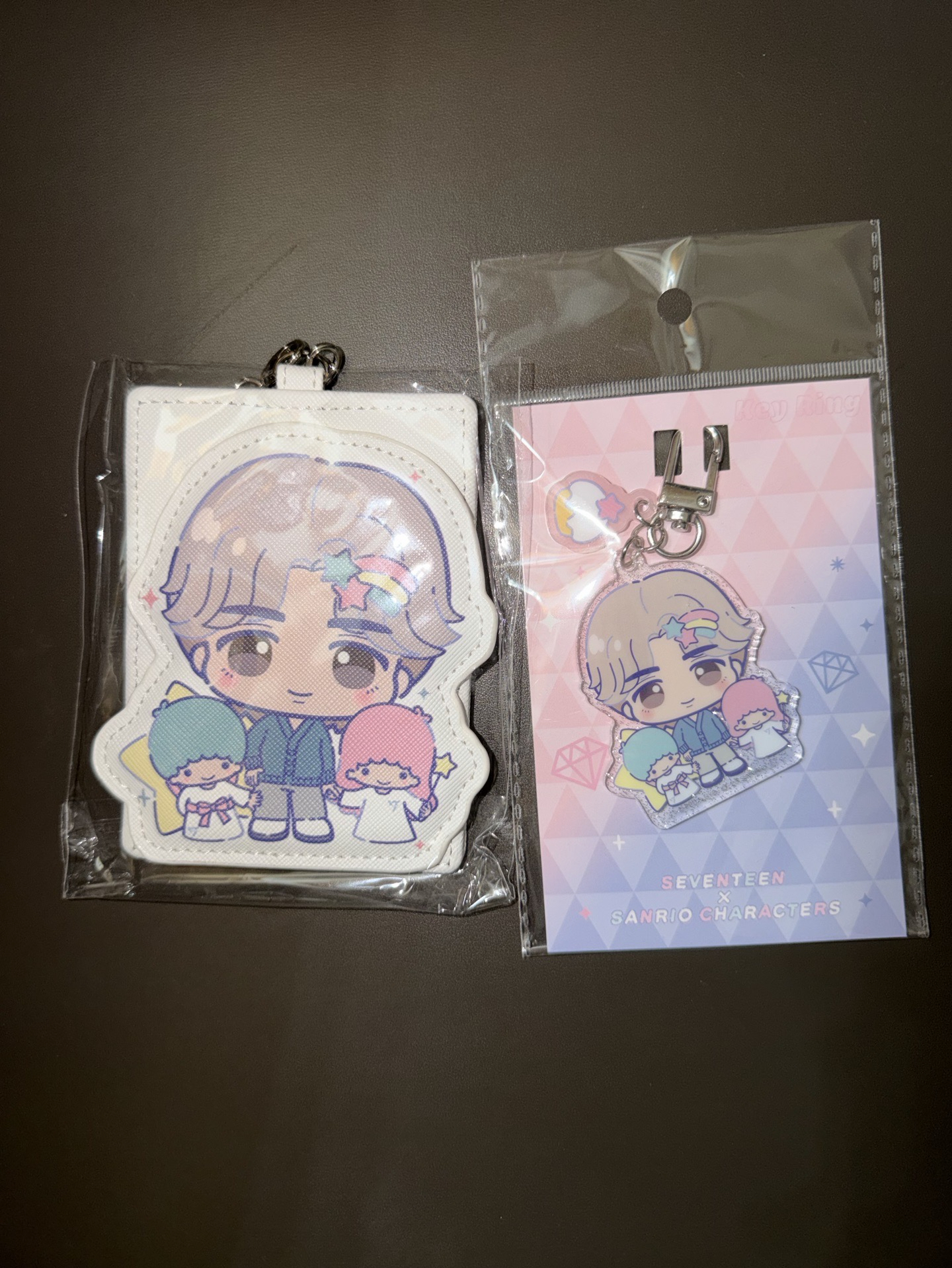 三麗鷗聯名 鑰匙圈吊飾 哲吊飾+卡套