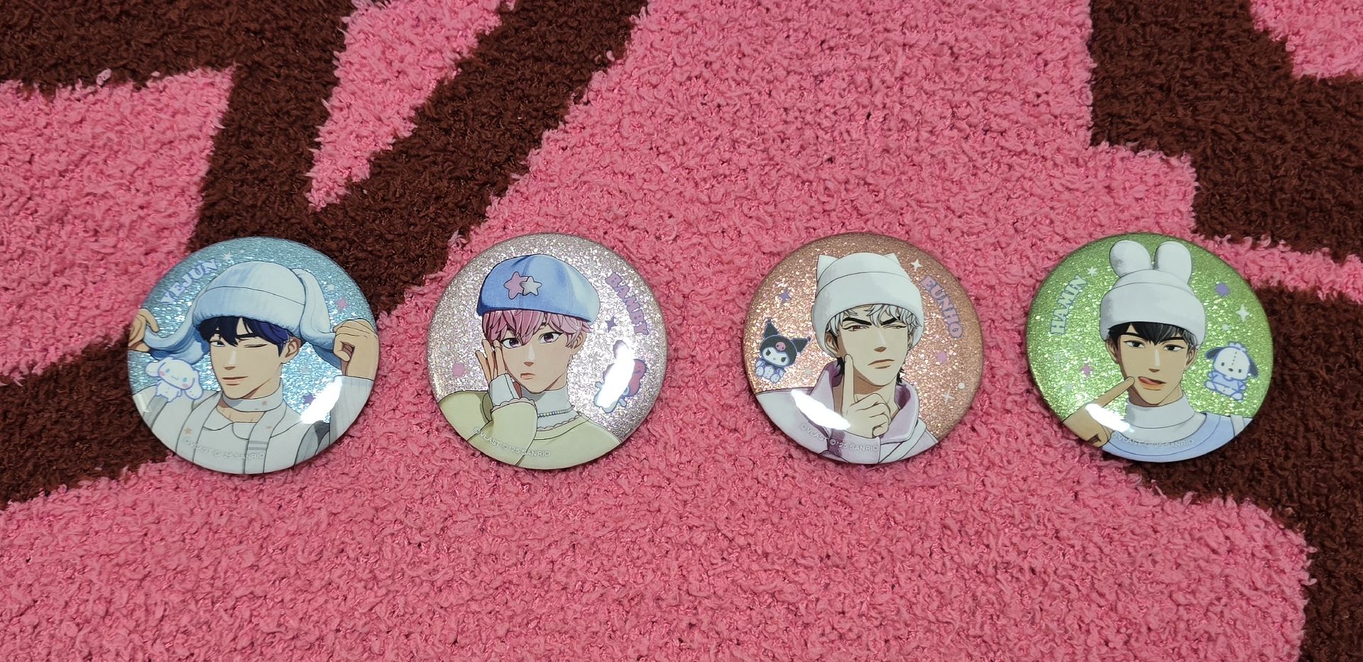 PLAVE BBUU徽章 斑比 銀虎 河玟