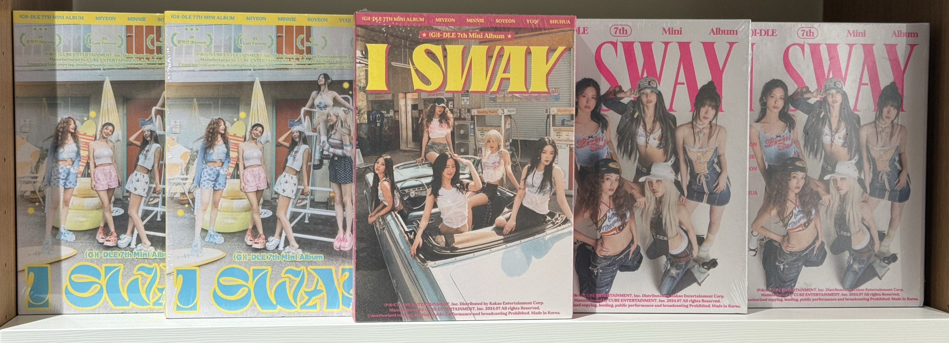 i-dle I SWAY 全新未拆專