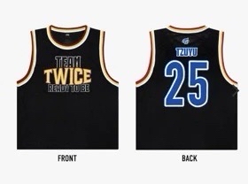 SANA、子瑜五巡籃球衣 全新未拆 