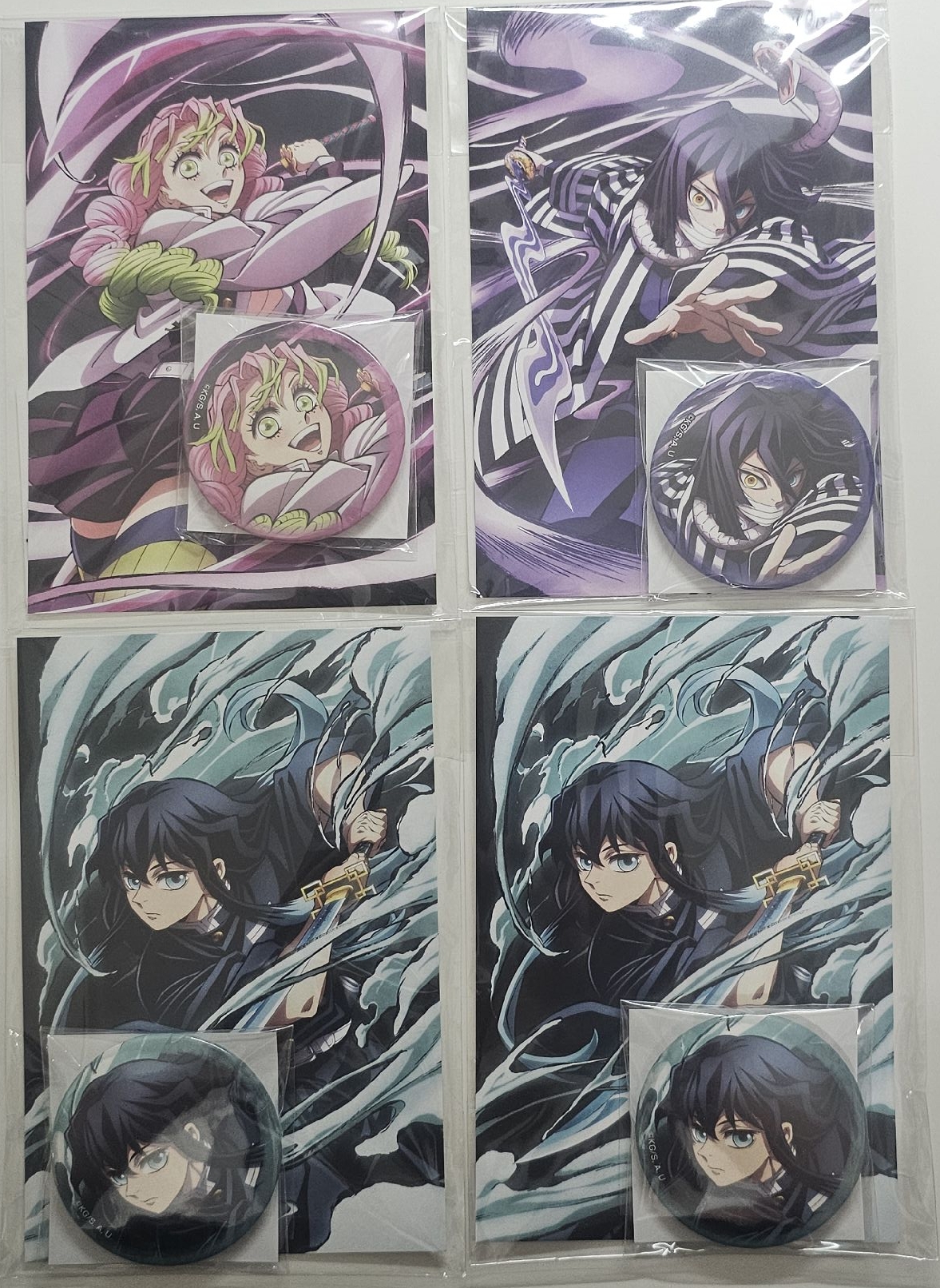 全集中展 徽章+明信片組