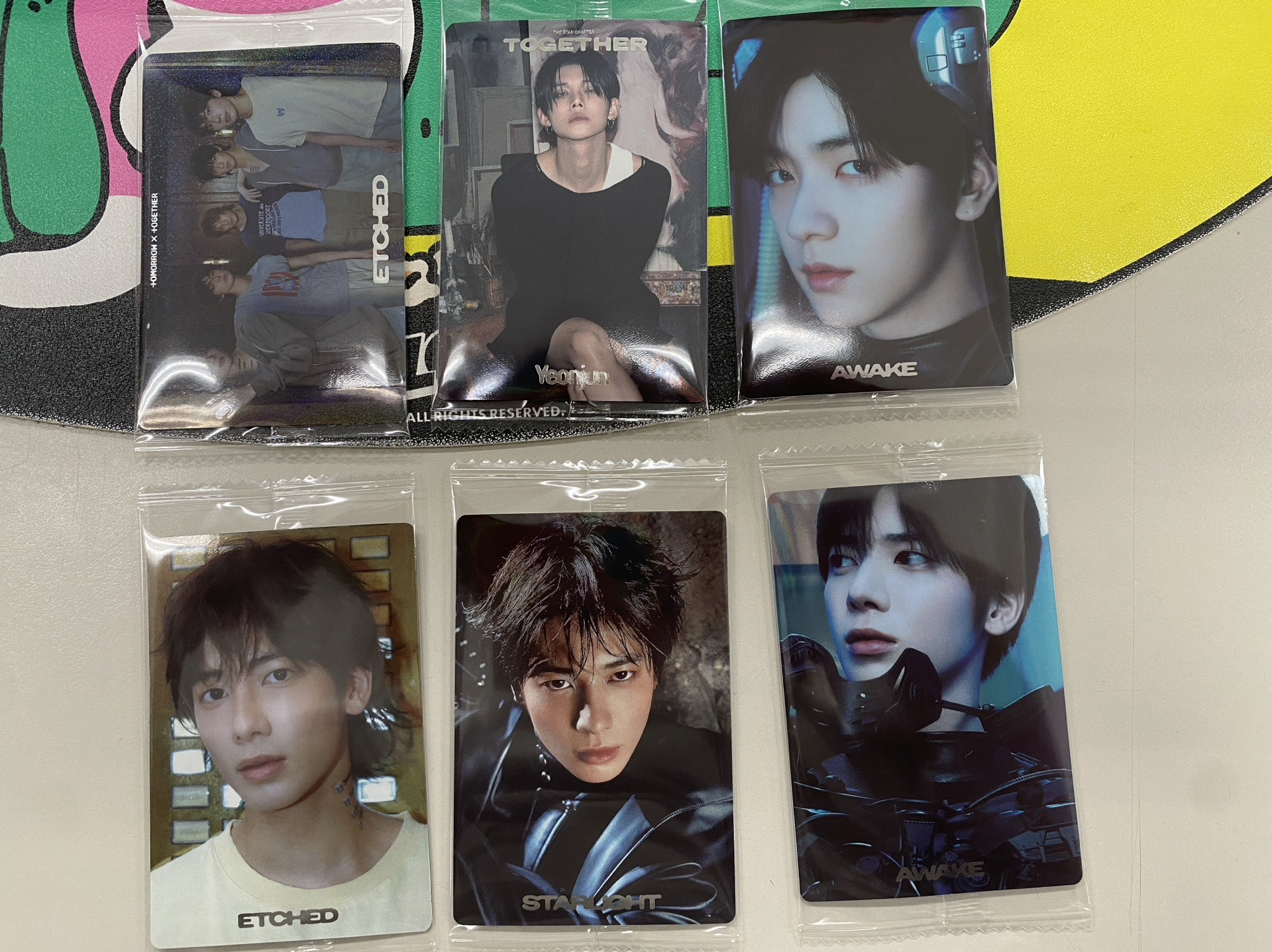 全新 現貨 默認廠損 txt 萬代餅乾卡 姜太顯 三張不拆賣