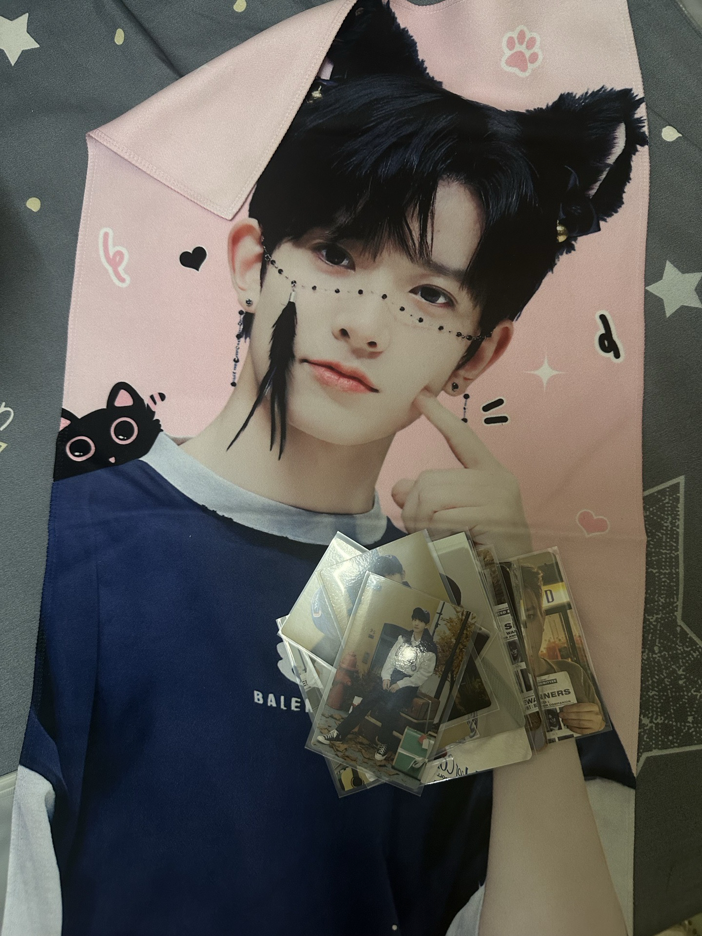 出全部的卡送手幅