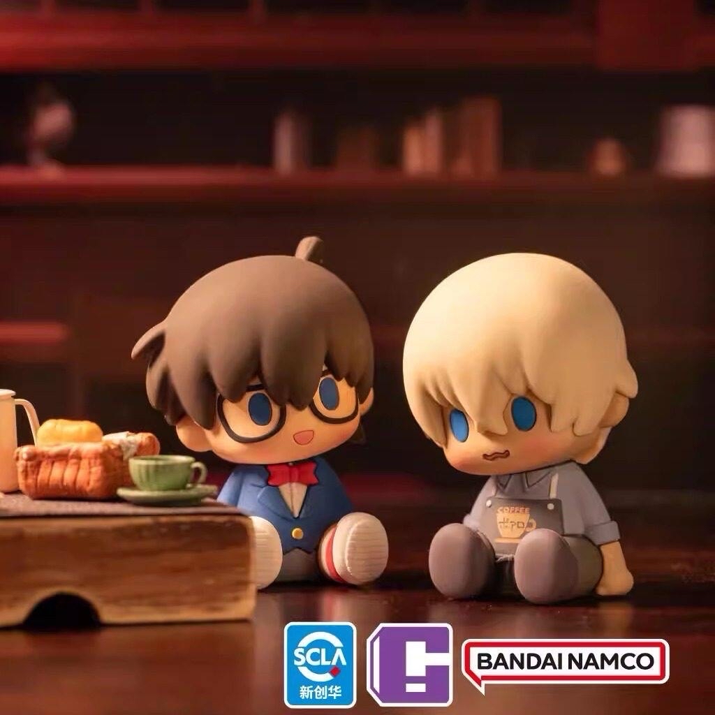 預購 名偵探柯南 正品萬代POTEPOTTE-R 手辦坐姿盲盒滴膠玩偶