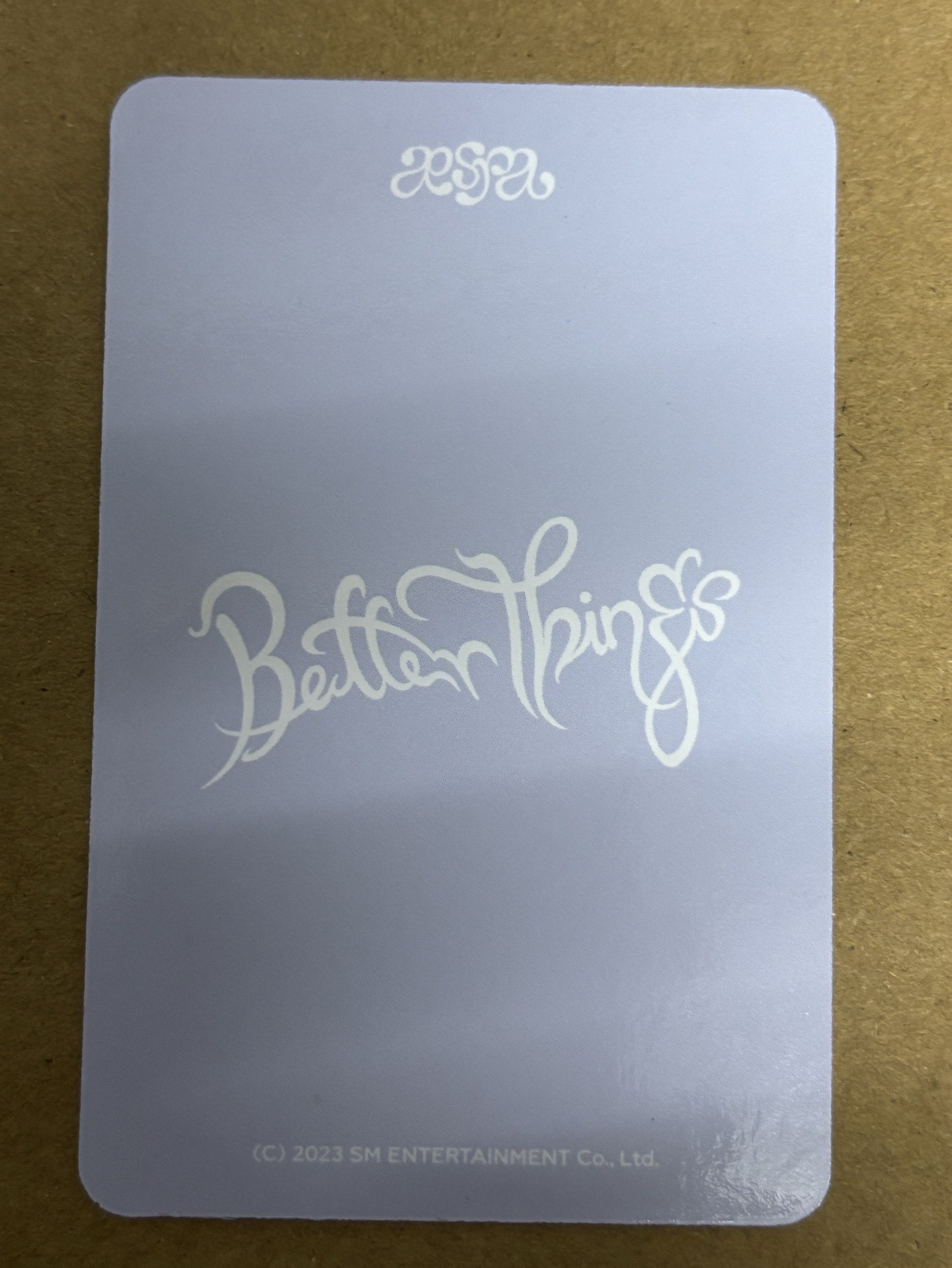 aespa Karina 柚子 Better Things 隨機卡 官拍柚 A2 柚-101