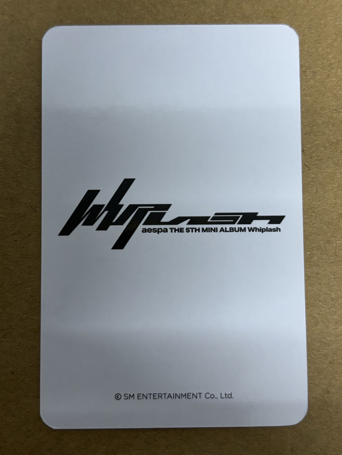 aespa Karina 柚子 Whiplash ms 簽售卡 簽售柚 柚-103