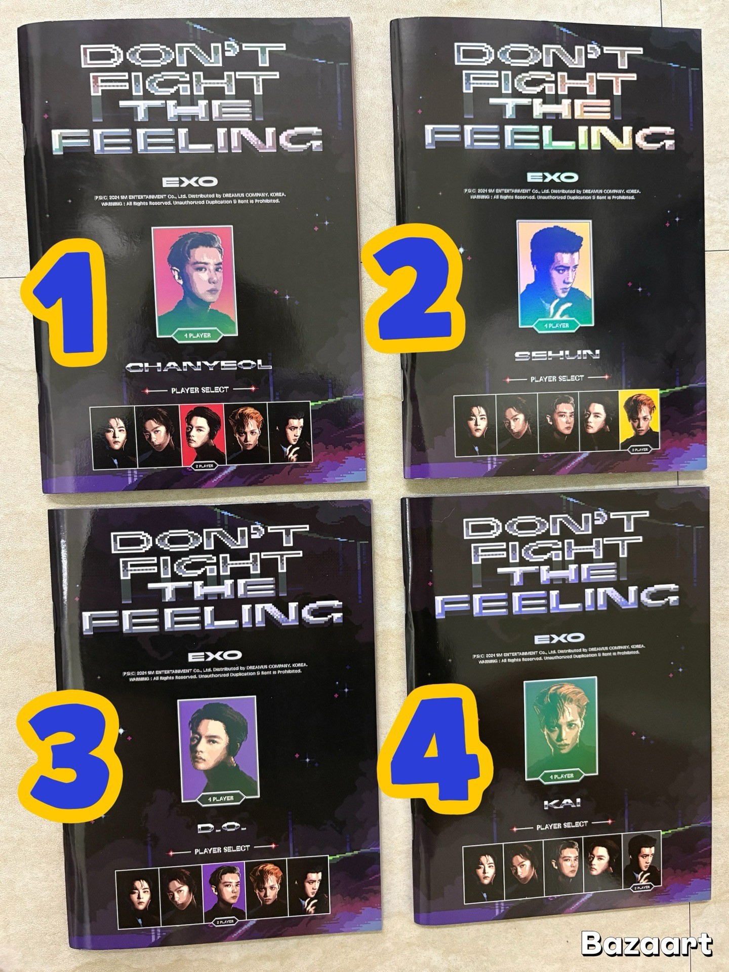 EXO歷年專輯（空專）