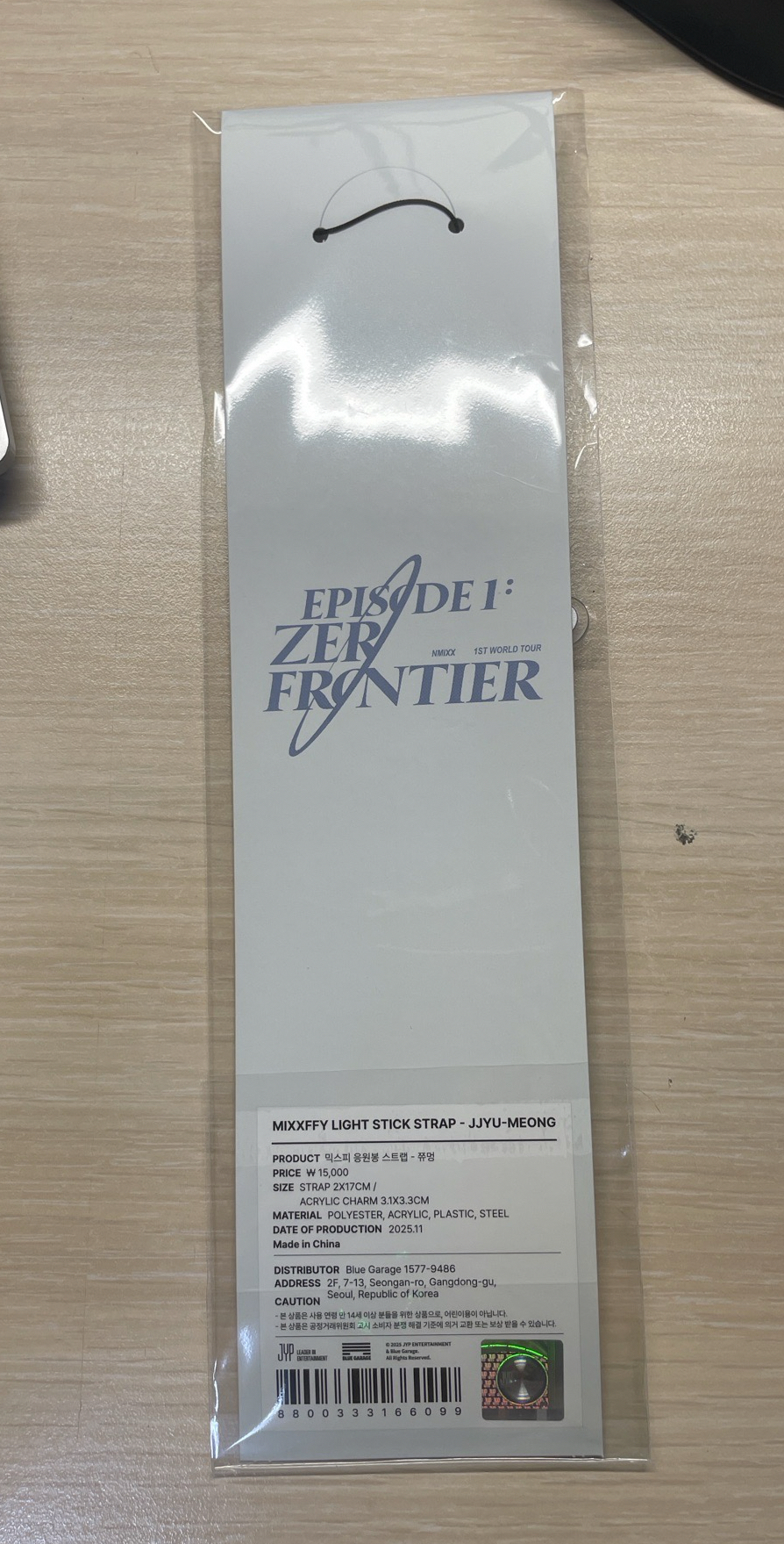 NMIXX JIWOO 友手燈繩 場週周邊