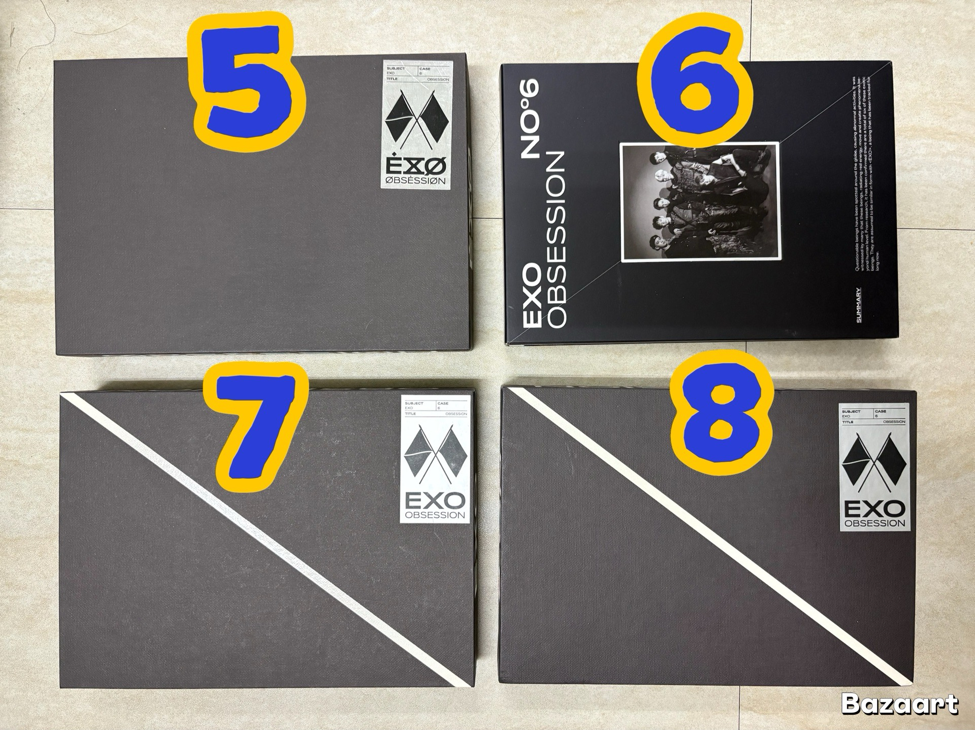 EXO歷年專輯（空專）