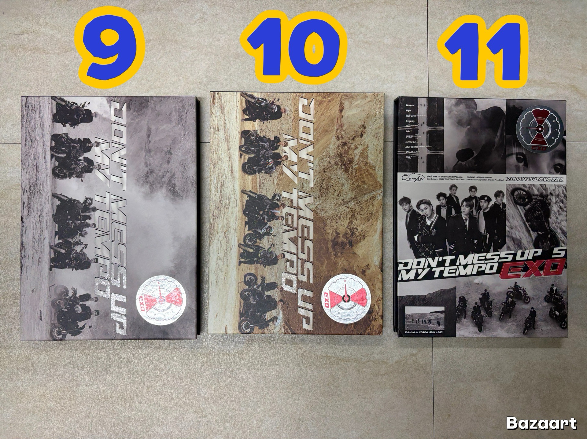 EXO歷年專輯（空專）