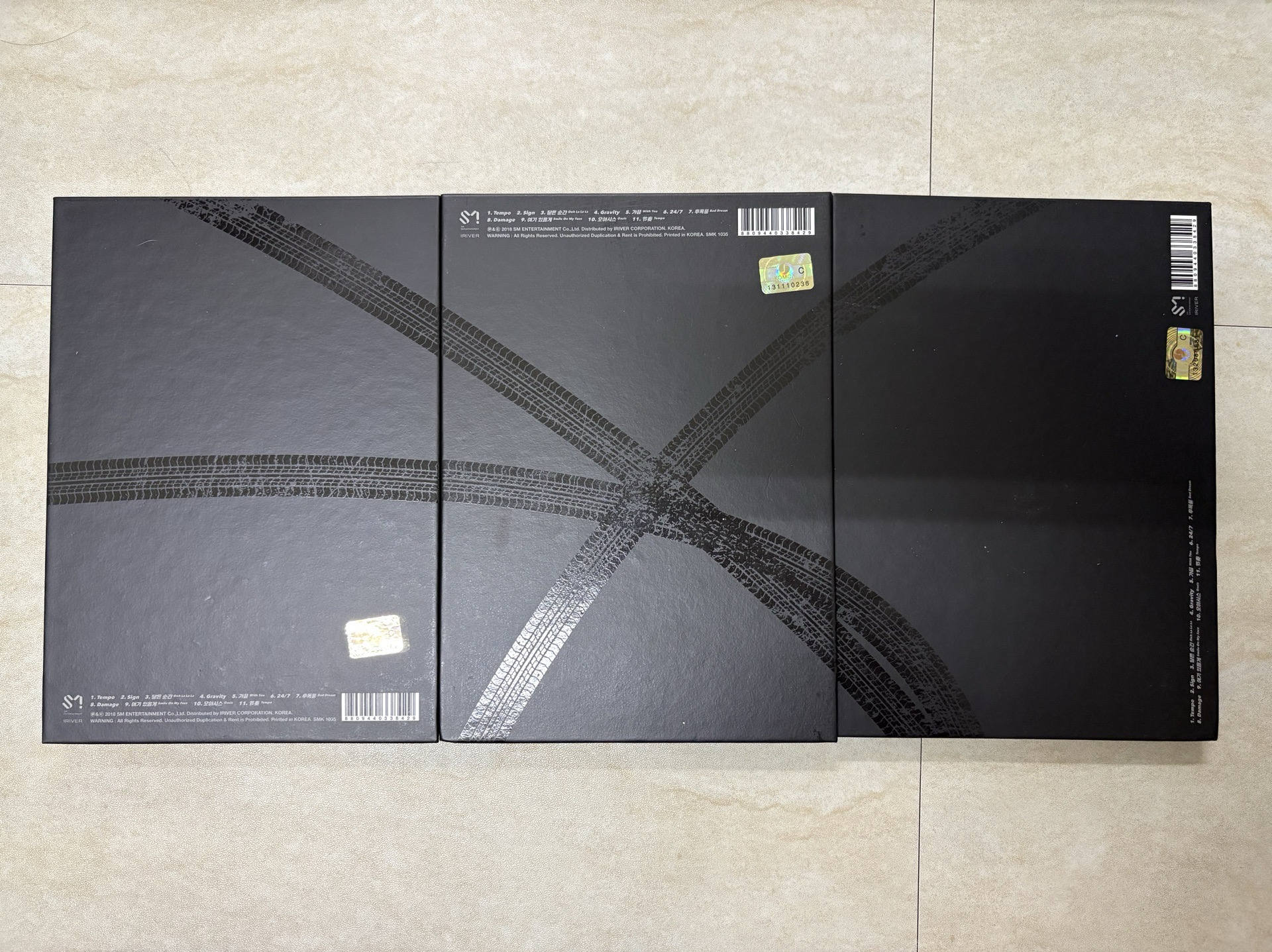 EXO歷年專輯（空專）