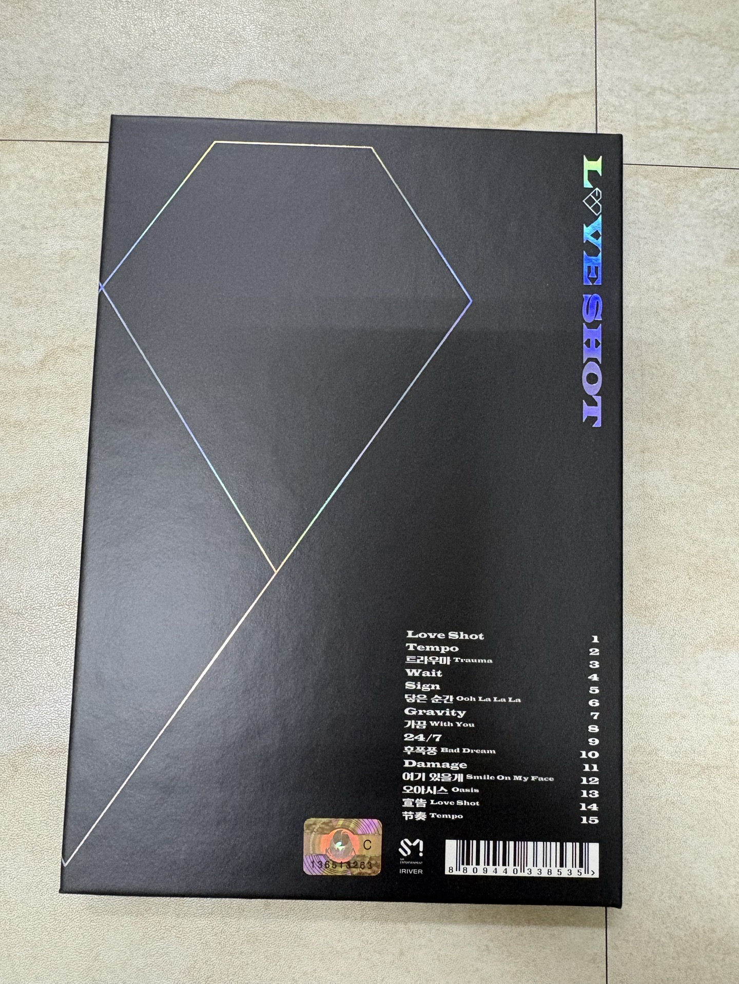 EXO歷年專輯（空專）