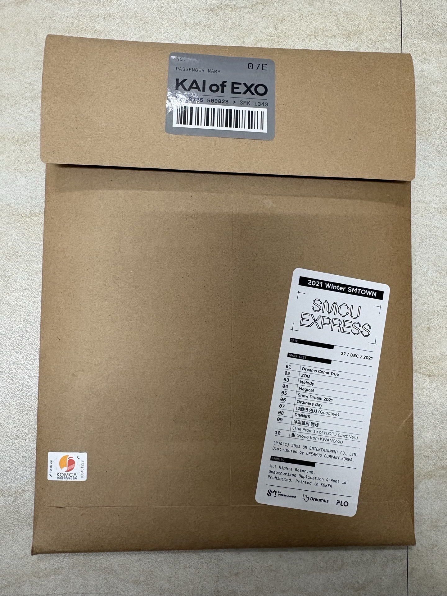 EXO SOLO 歷年專輯（空專）