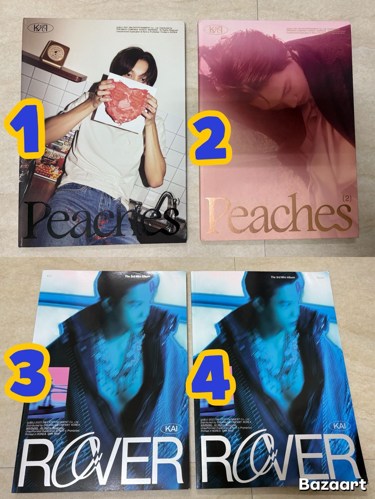 EXO SOLO/SC歷年專輯（空專）