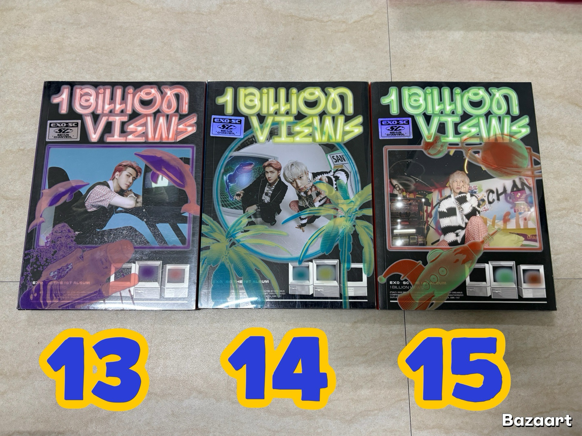 EXO SOLO/SC歷年專輯（空專）