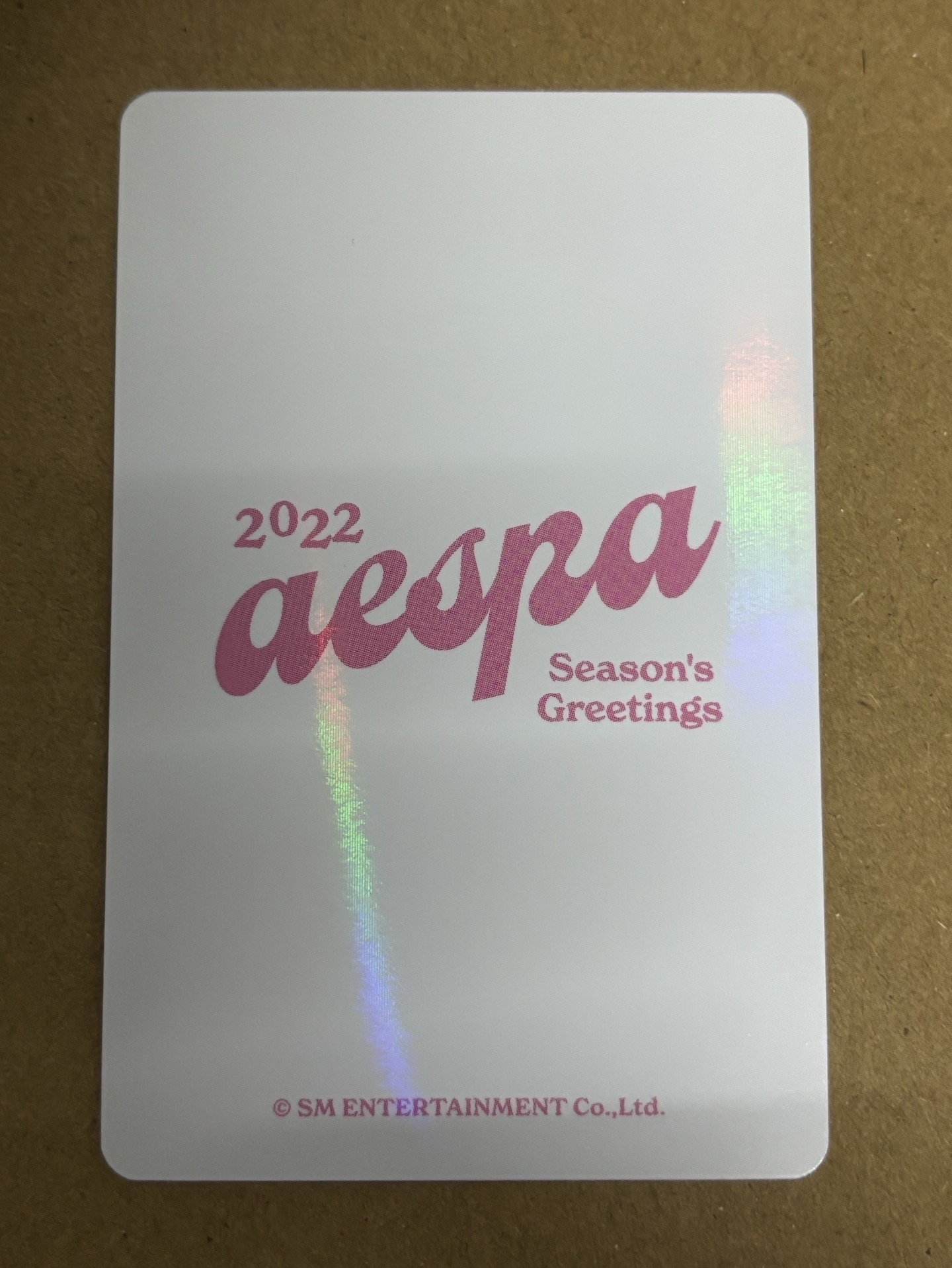 aespa Winter 冬天 22年曆 年曆卡 固配冬 冬-55