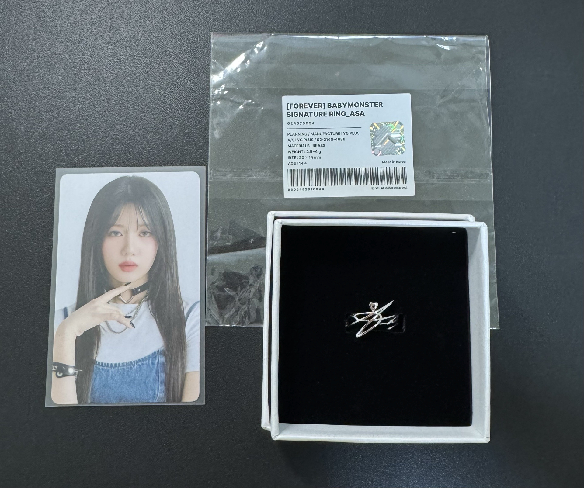 Asa戒指+會員禮Rora