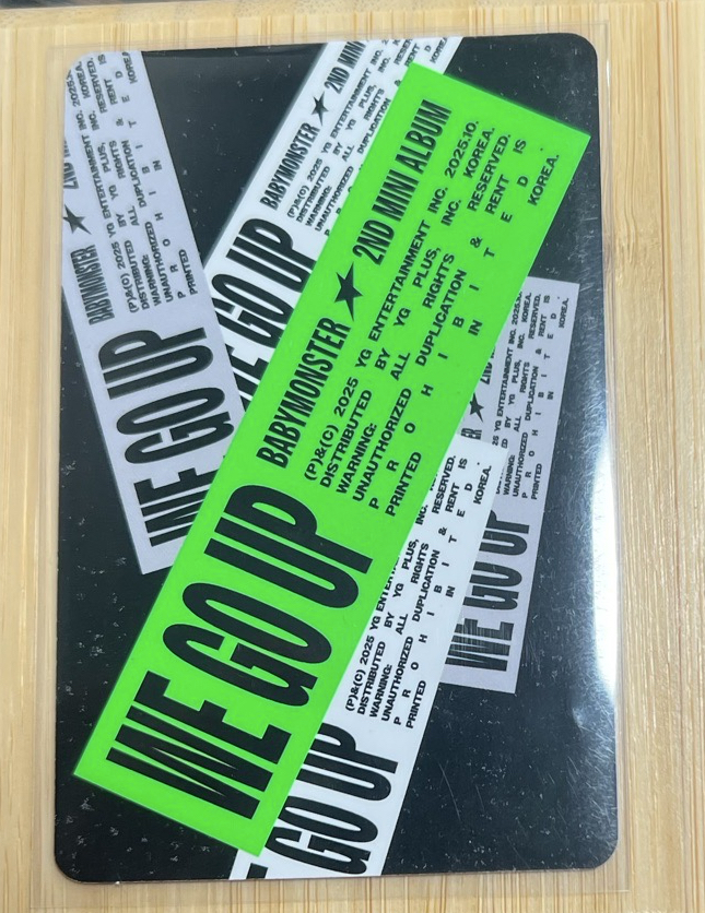 WE GO UP 專輯卡 we ver./CHIQUITA