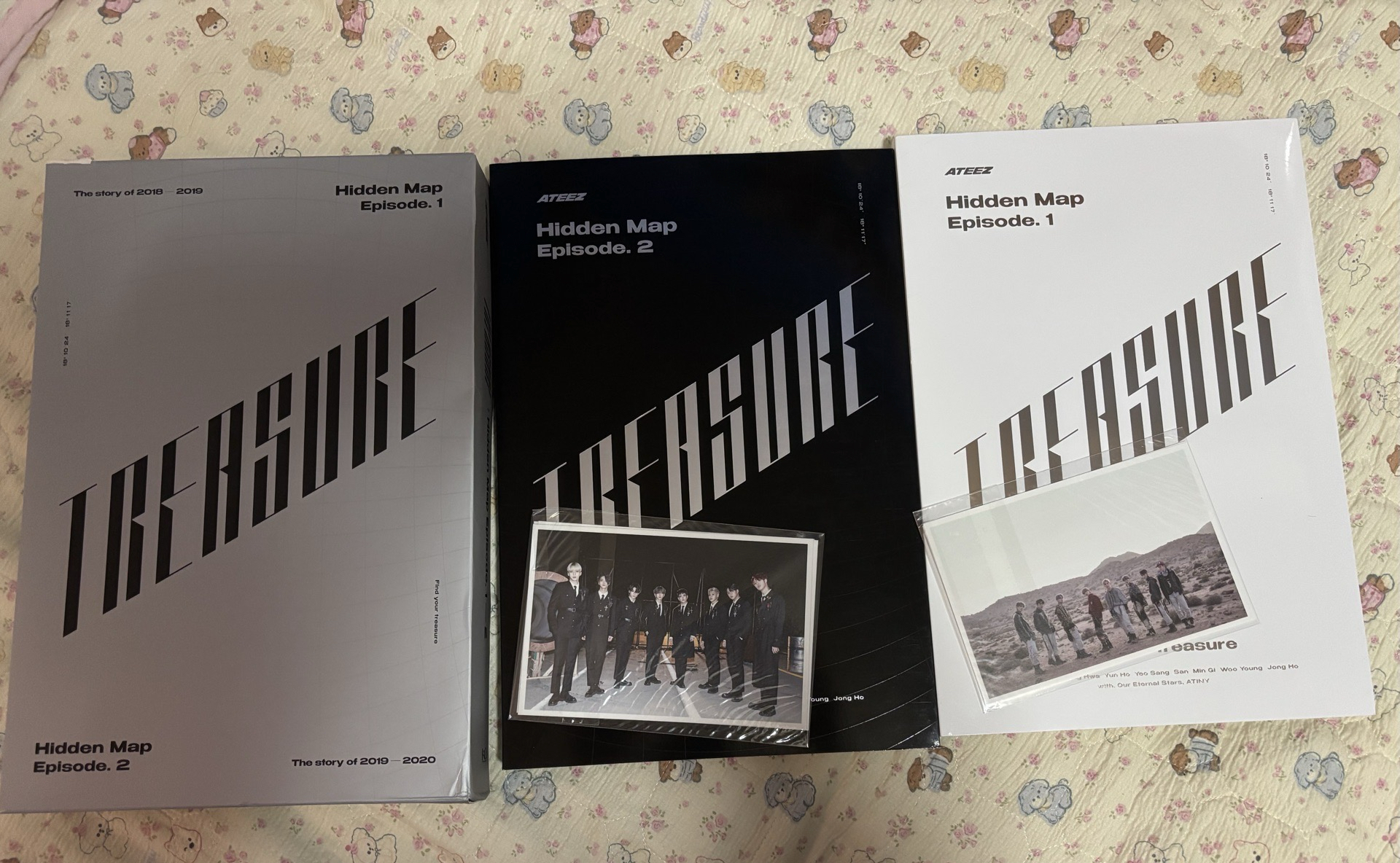 ATEEZ HIDDEN MAP RPISODE1-2寫真書（無小卡）（已保留勿下單）