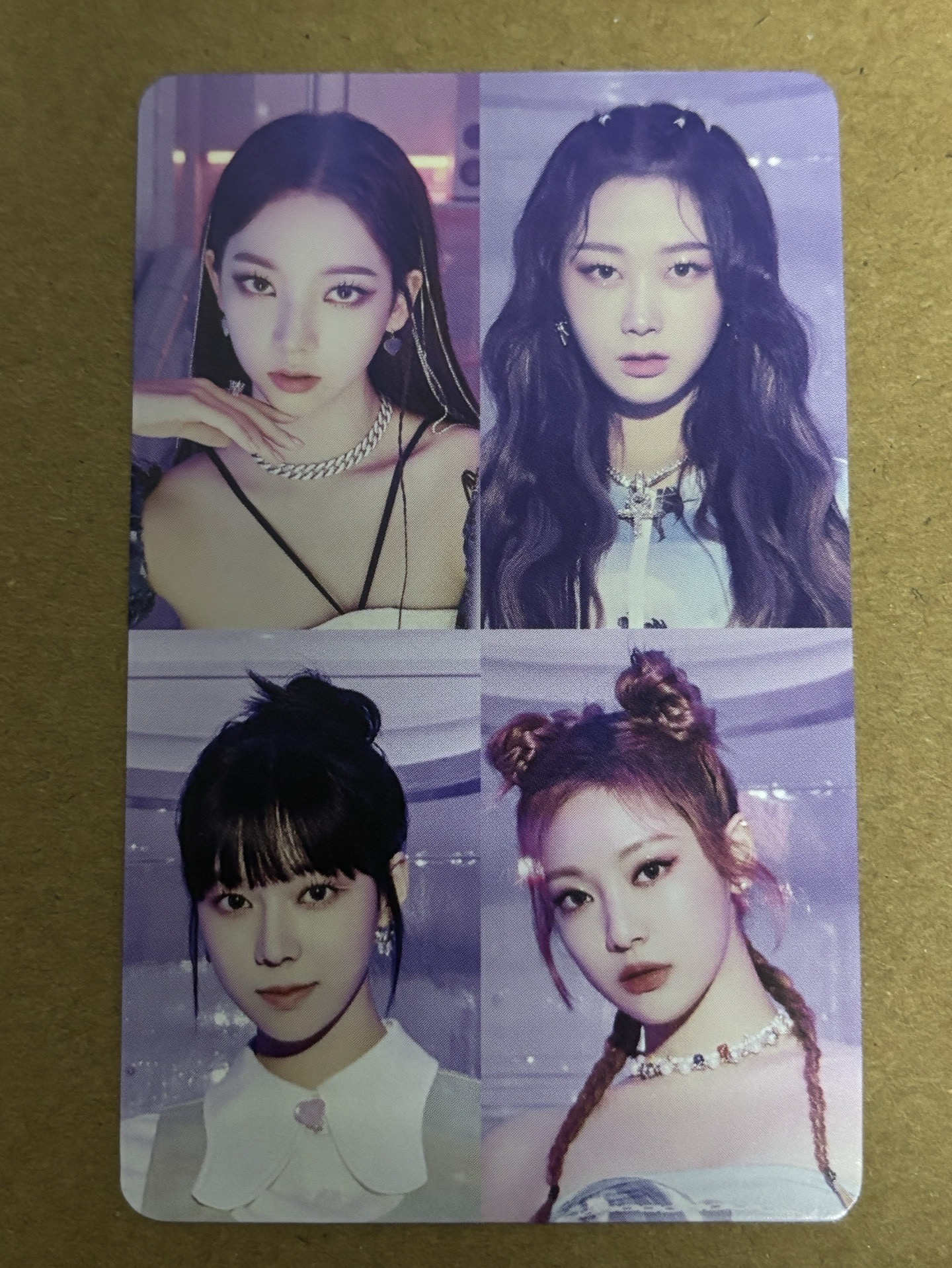 （瑕）aespa 團卡 21SMCU 周邊卡 bus食物團卡 團-00