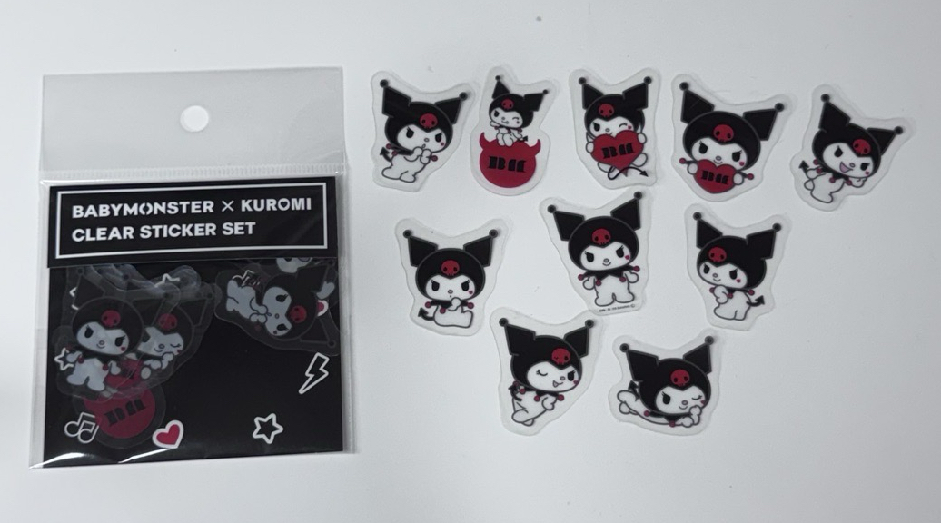 酷洛米x寶怪 聯名貼紙組