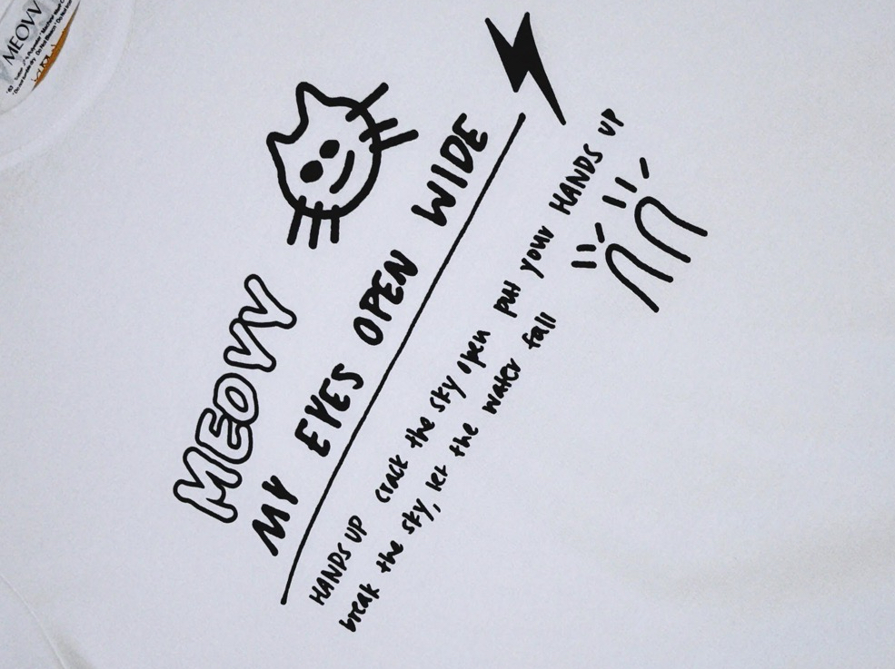  [MY EYES OPEN VVIDE] T-Shirt (Free Size)