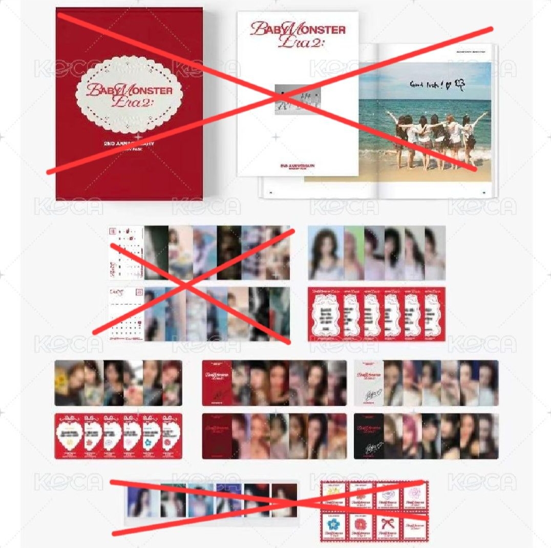 BM 2週年寫真 小卡固配+特典
