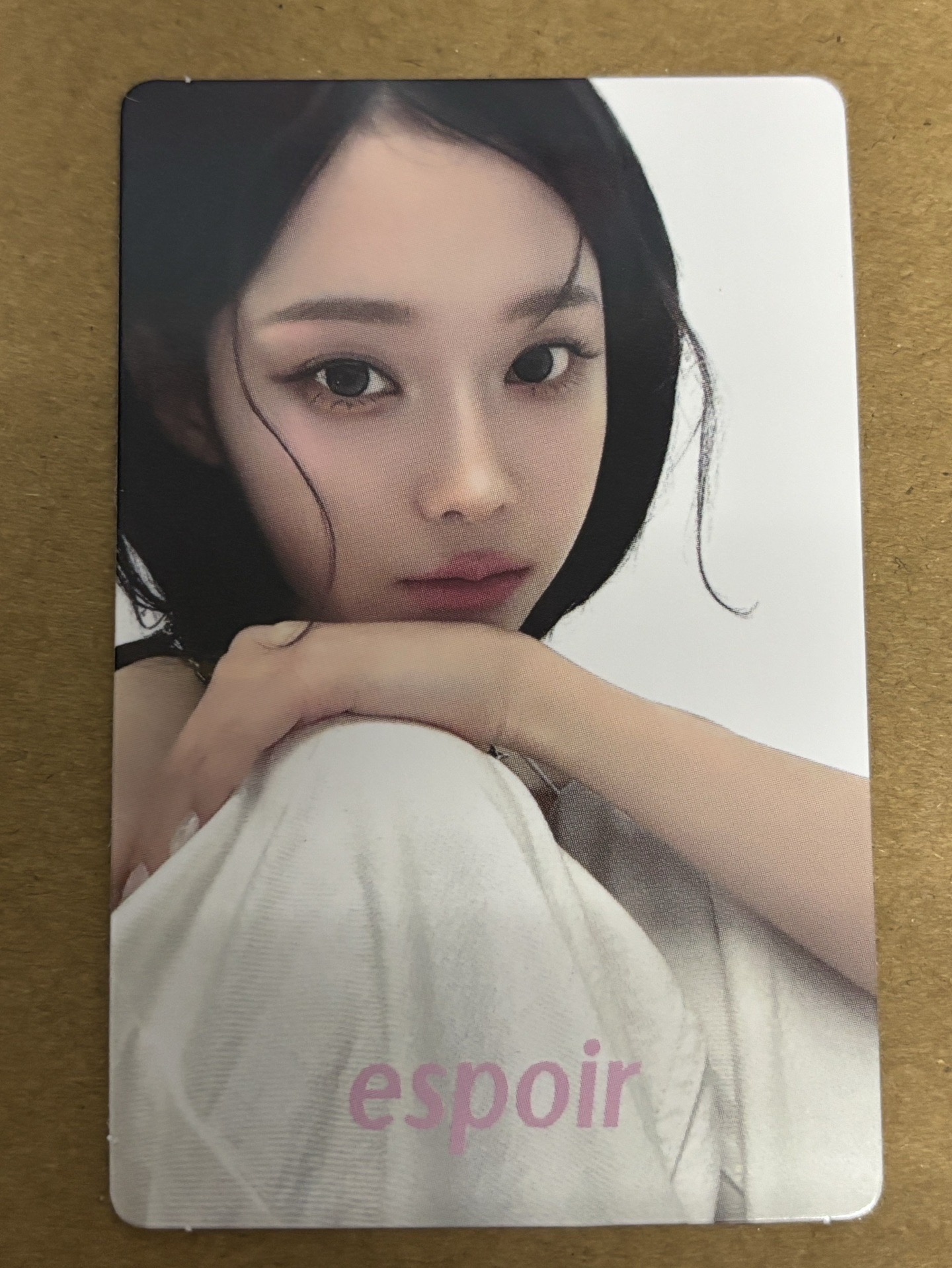 aespa Winter 冬天 代言卡 espoir4.0 冬-12