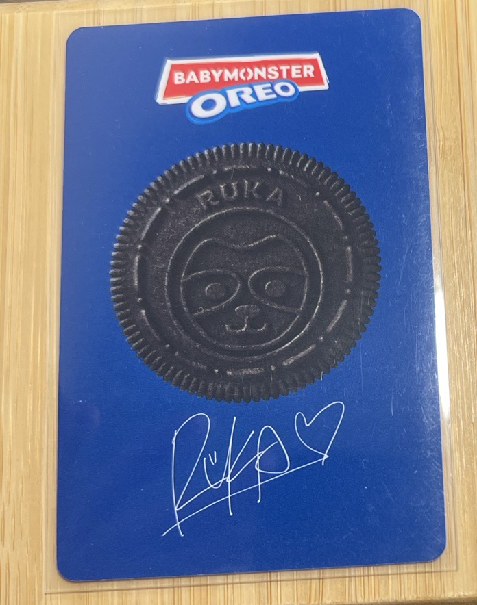 BABYMONSTER x OREO 代言卡 /RUKA