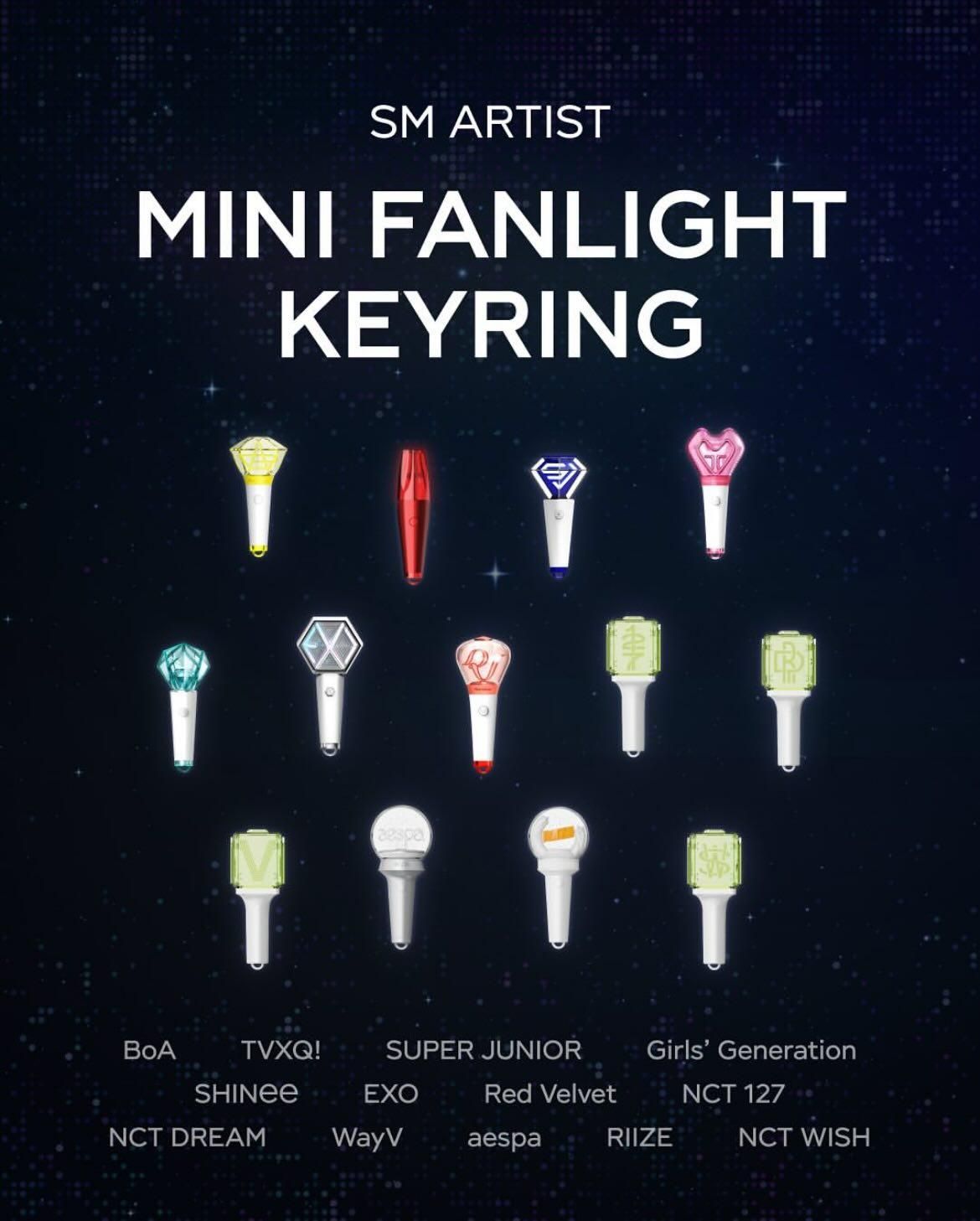 MINI FANLIGHT KEYRING
