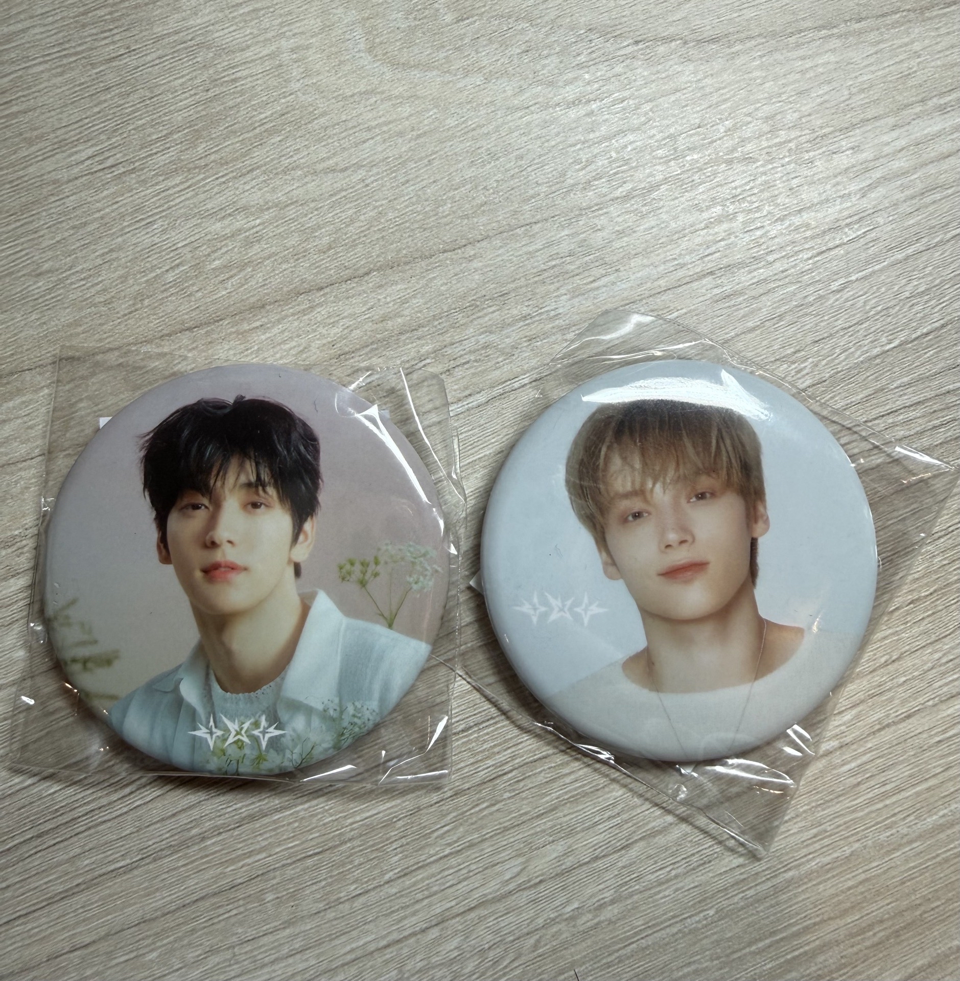 日巡扭蛋徽章 秀彬 休寧 兩個